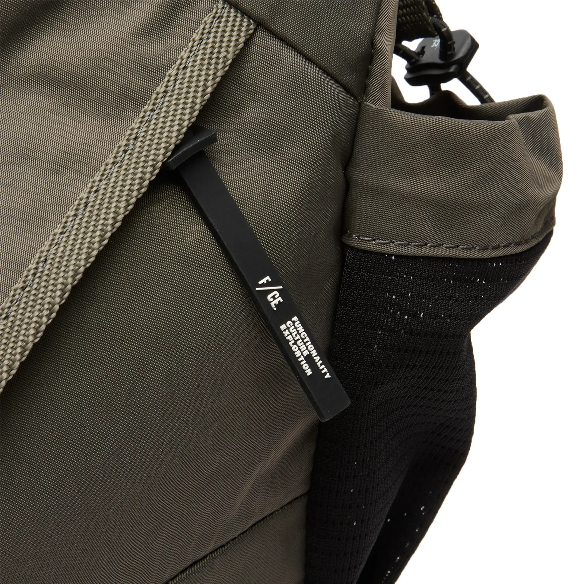 F/CE. Textured Twill Horn Mini Shoulder Bag Charcoal