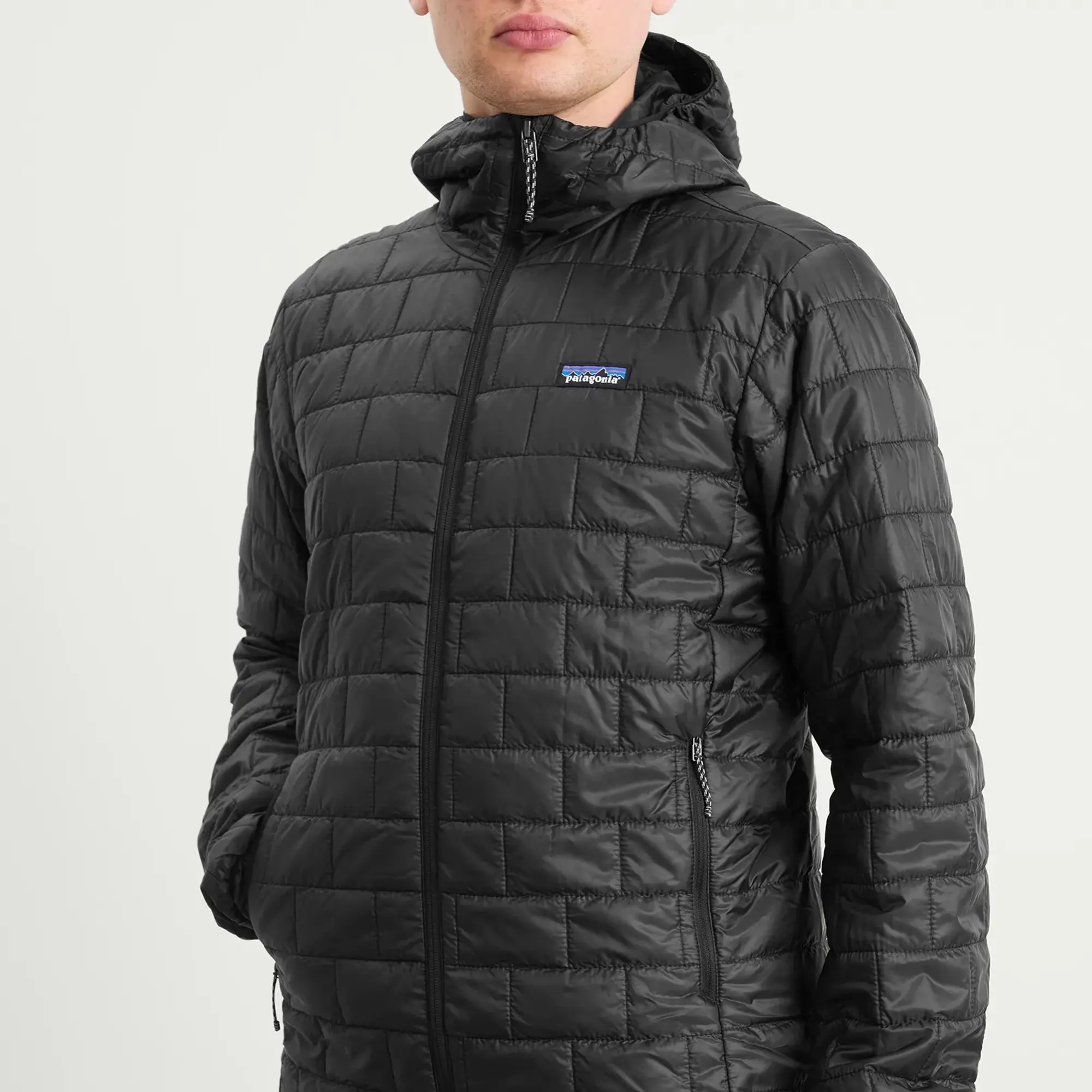 Patagonia Men's Nano Puff Hooded Jacket Black
