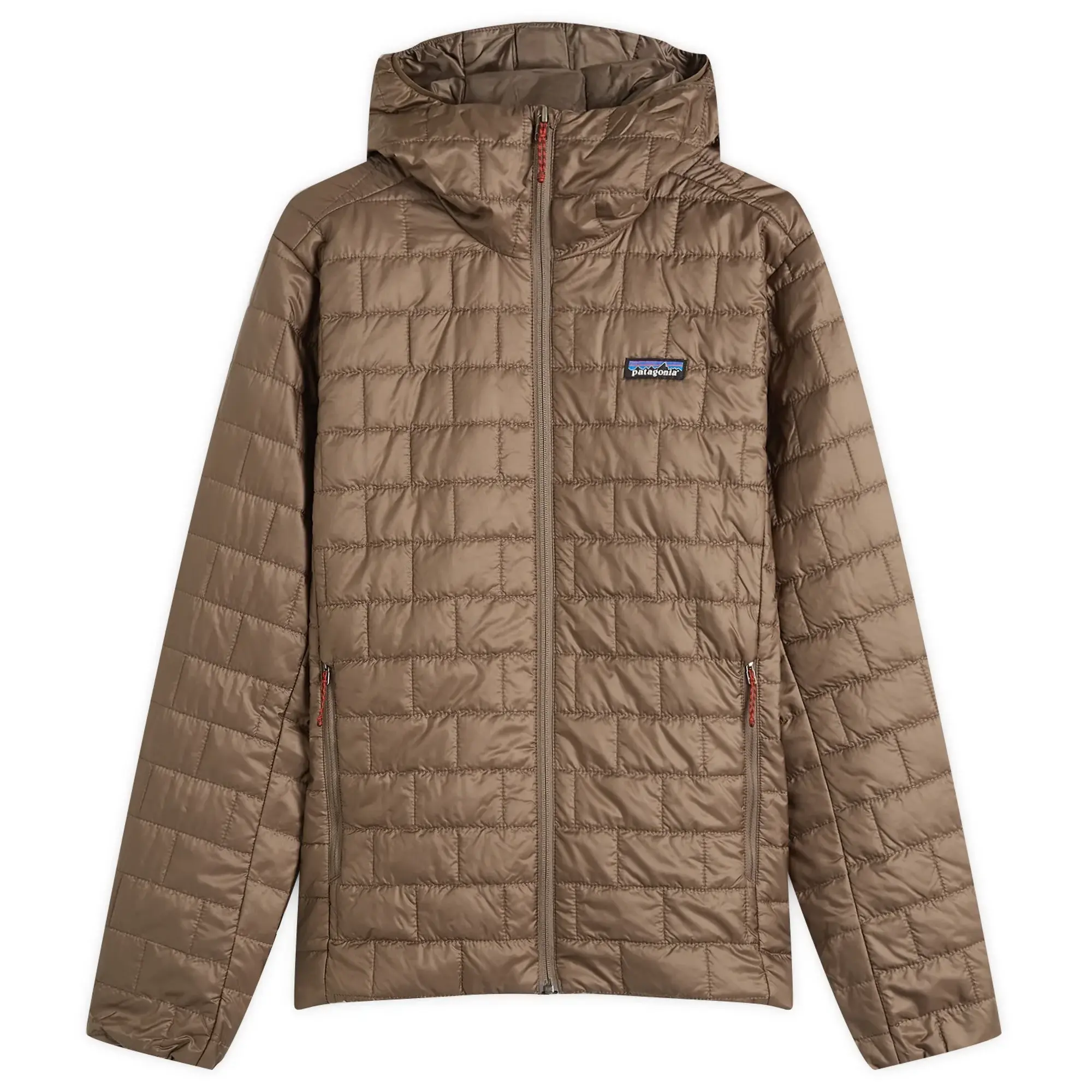 Patagonia Men's Nano Puff Hooded Jacket Marlow Brown