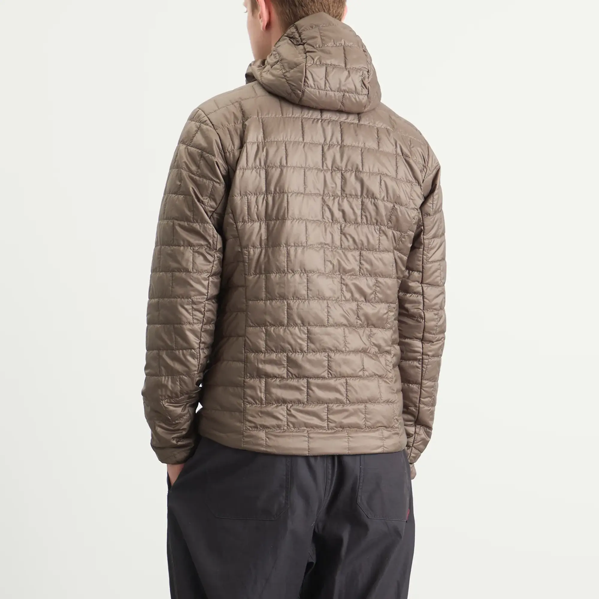 Patagonia Men's Nano Puff Hooded Jacket Marlow Brown