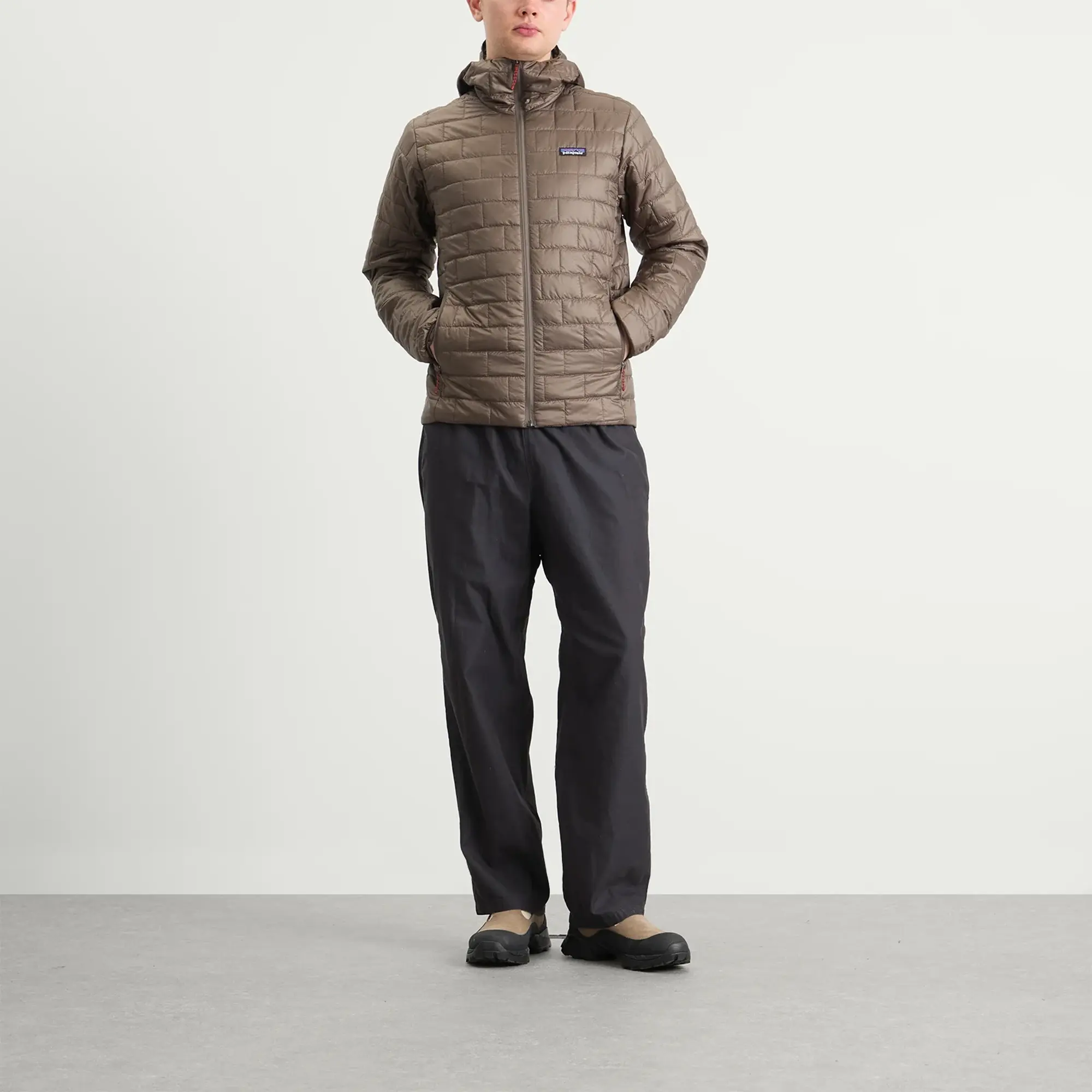 Patagonia Men's Nano Puff Hooded Jacket Marlow Brown