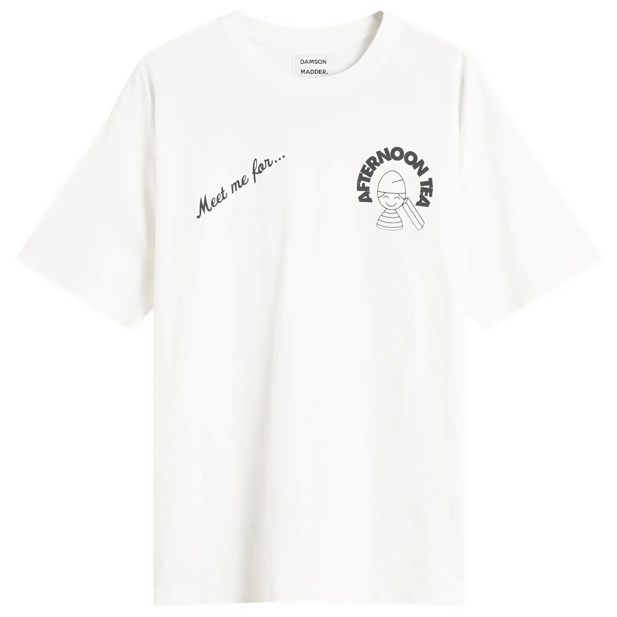 Damson Madder Women's Afternoon Tea T-Shirt White