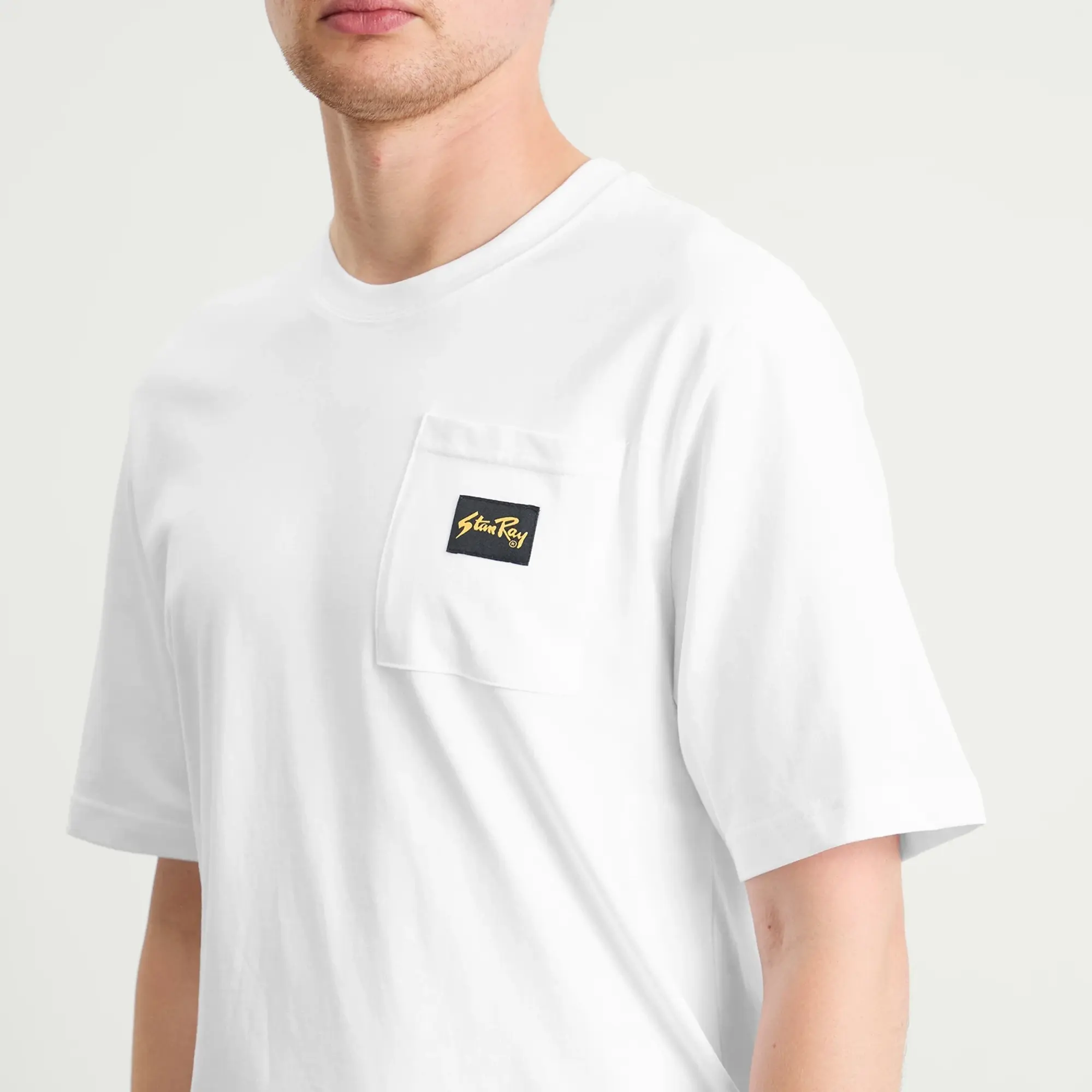 Stan Ray Men's Patch Pocket T-Shirt White