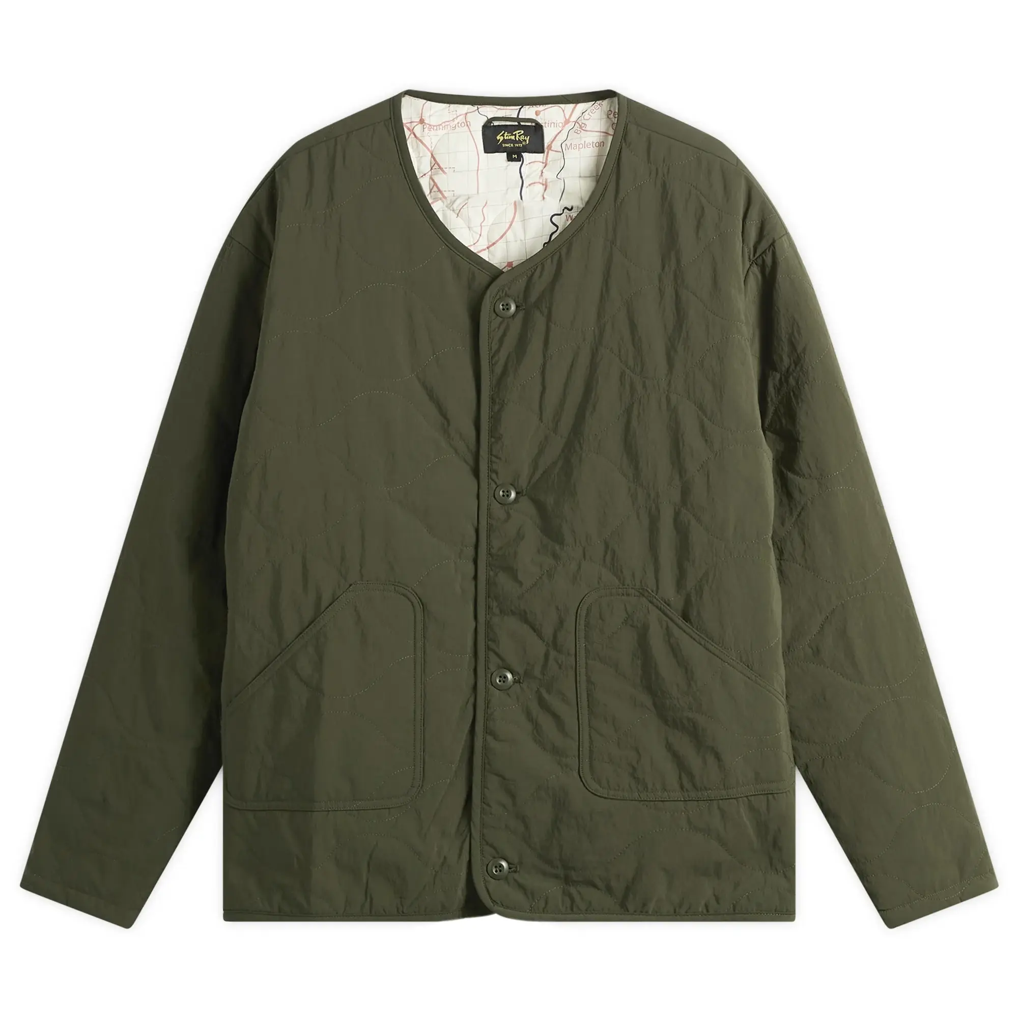Stan Ray Men's Quilted Liner Jacket Olive