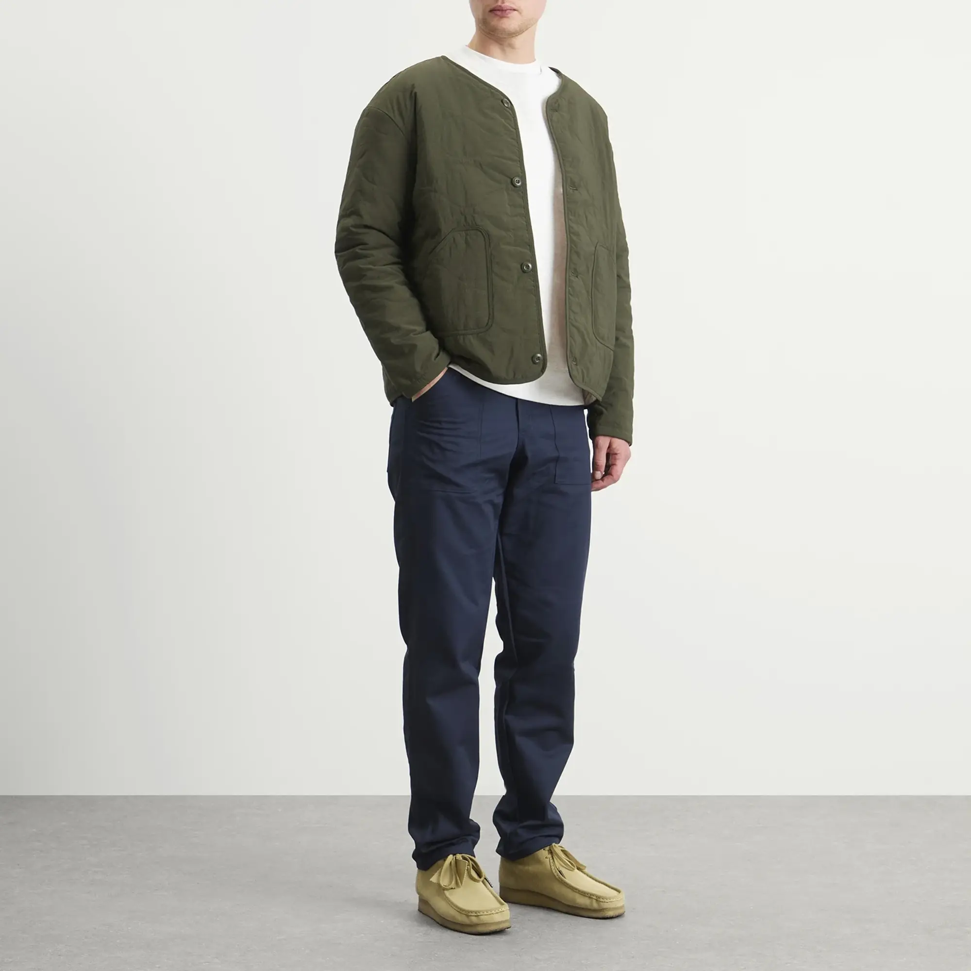 Stan Ray Men's Quilted Liner Jacket Olive