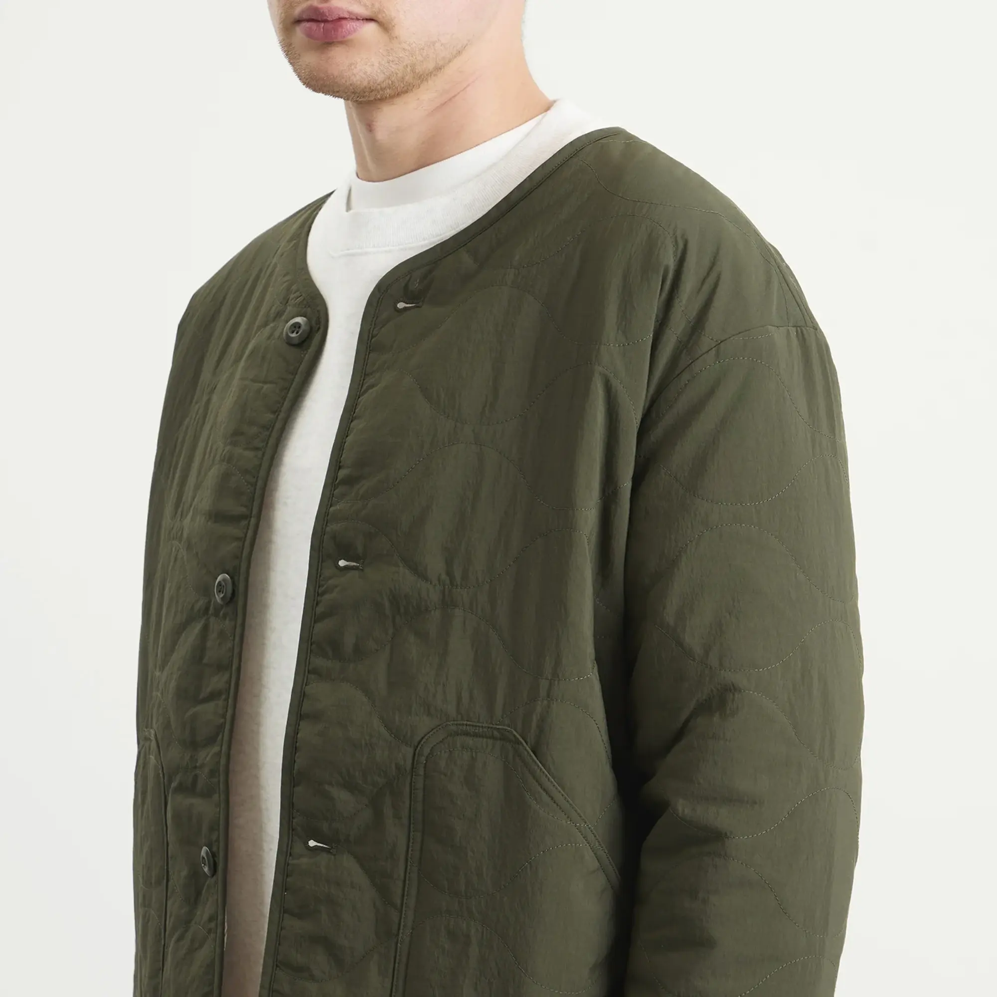 Stan Ray Men's Quilted Liner Jacket Olive