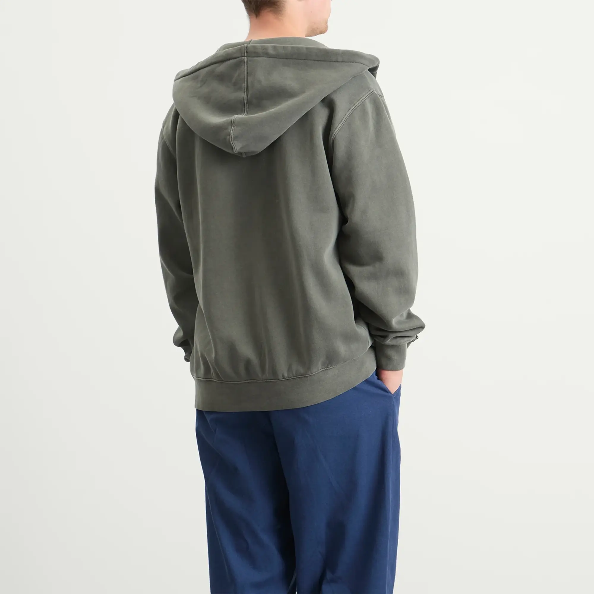 Stan Ray Men's Patch Zip Hoodie Washed Black