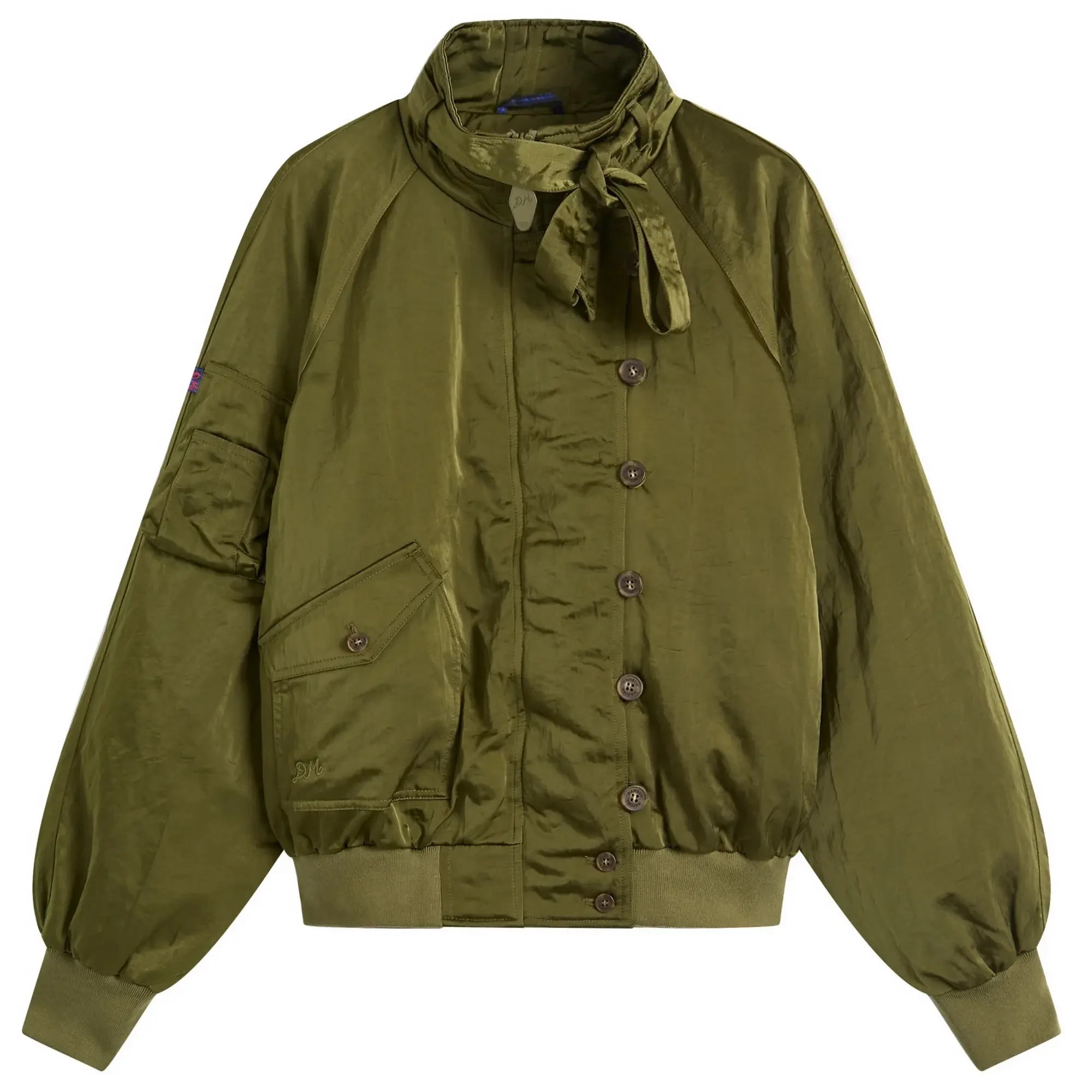 Damson Madder Women's Joanie Bomber Jacket Olive