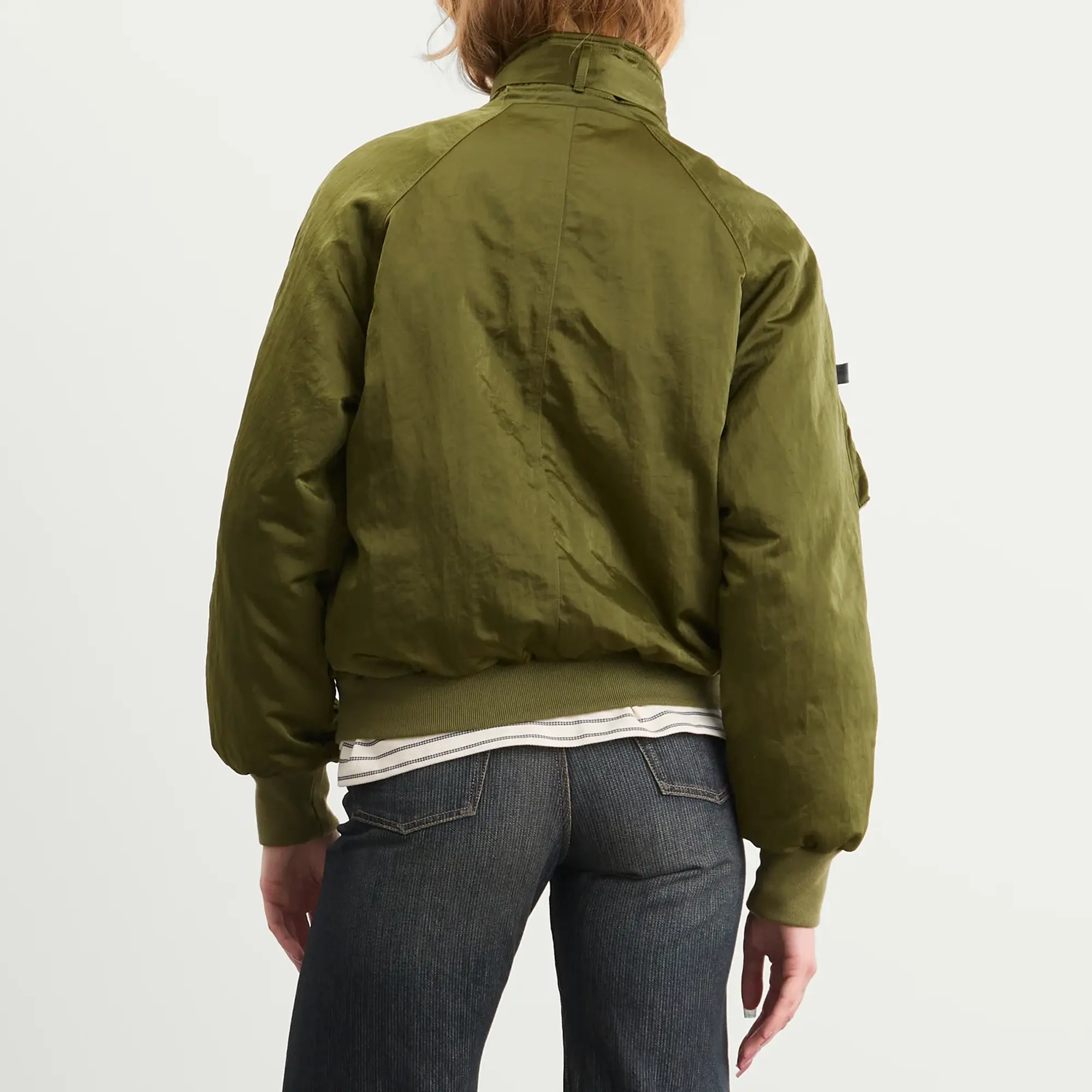 Damson Madder Women's Joanie Bomber Jacket Olive