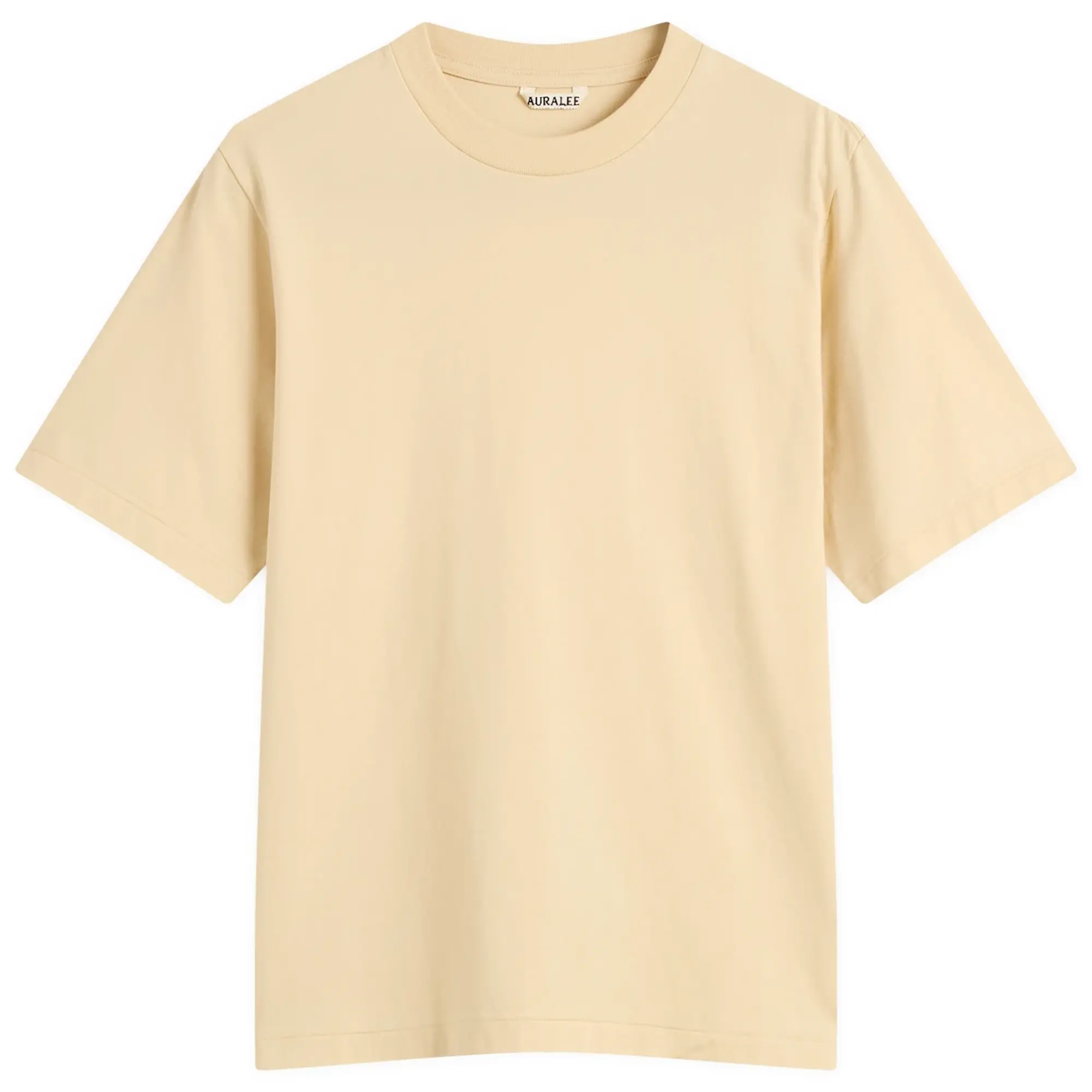Auralee Women's High Twist Cotton Jersey T-Shirt Light Beige