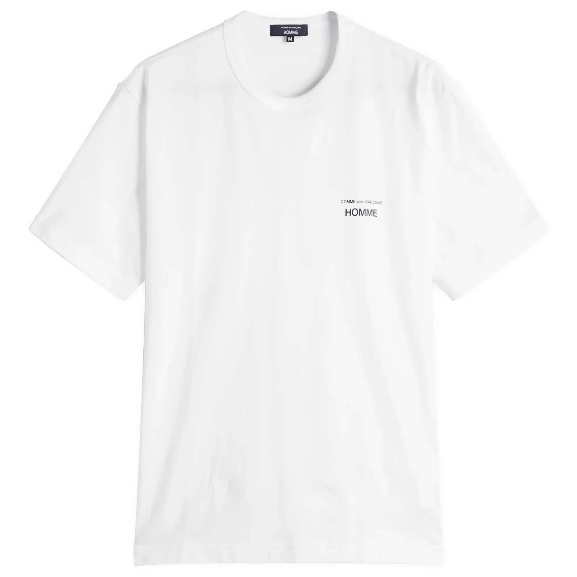Comme des Garçons Homme Men's Logo T-Shirt White