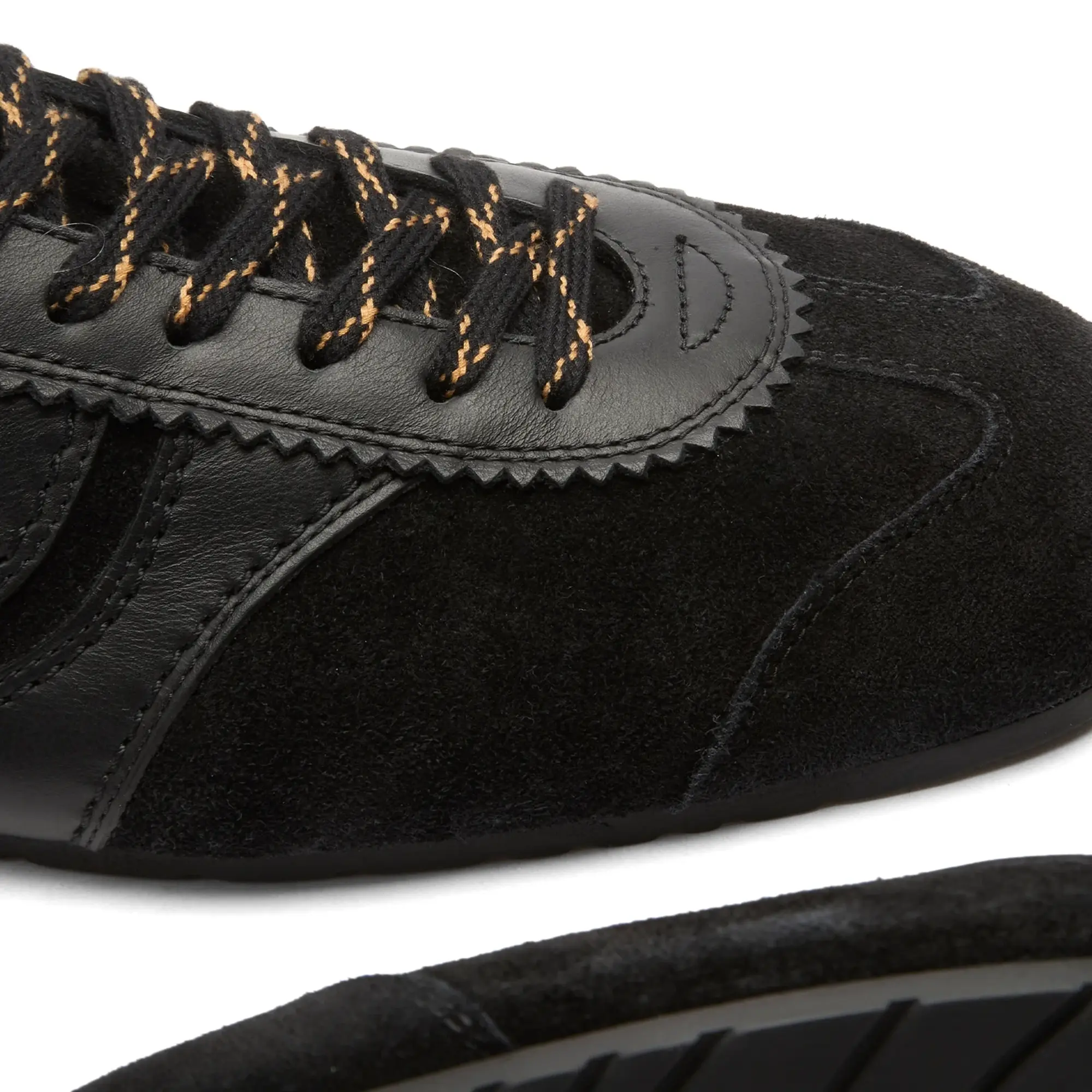 Dries Van Noten Men's Leather Sneaker Black