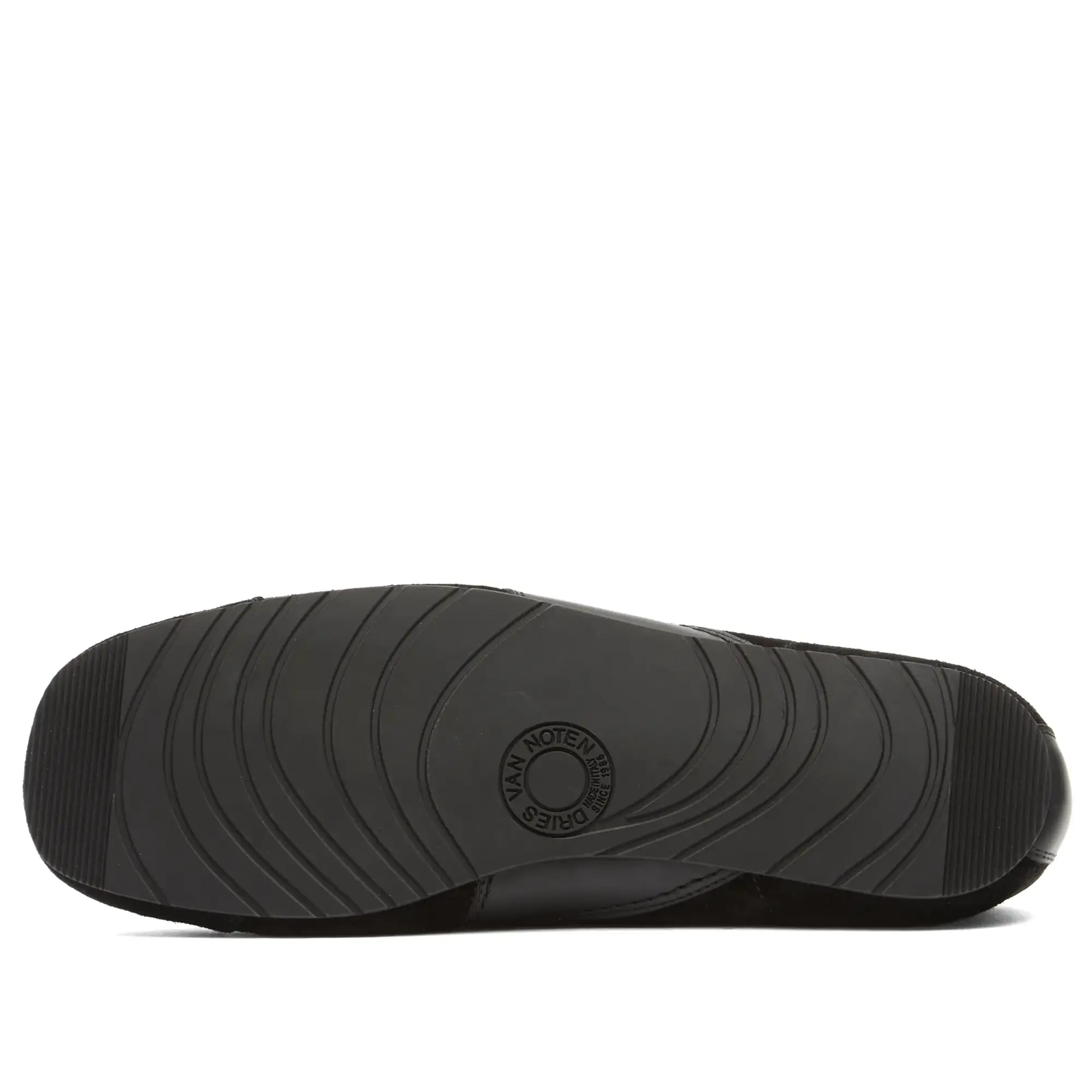 Dries Van Noten Men's Leather Sneaker Black