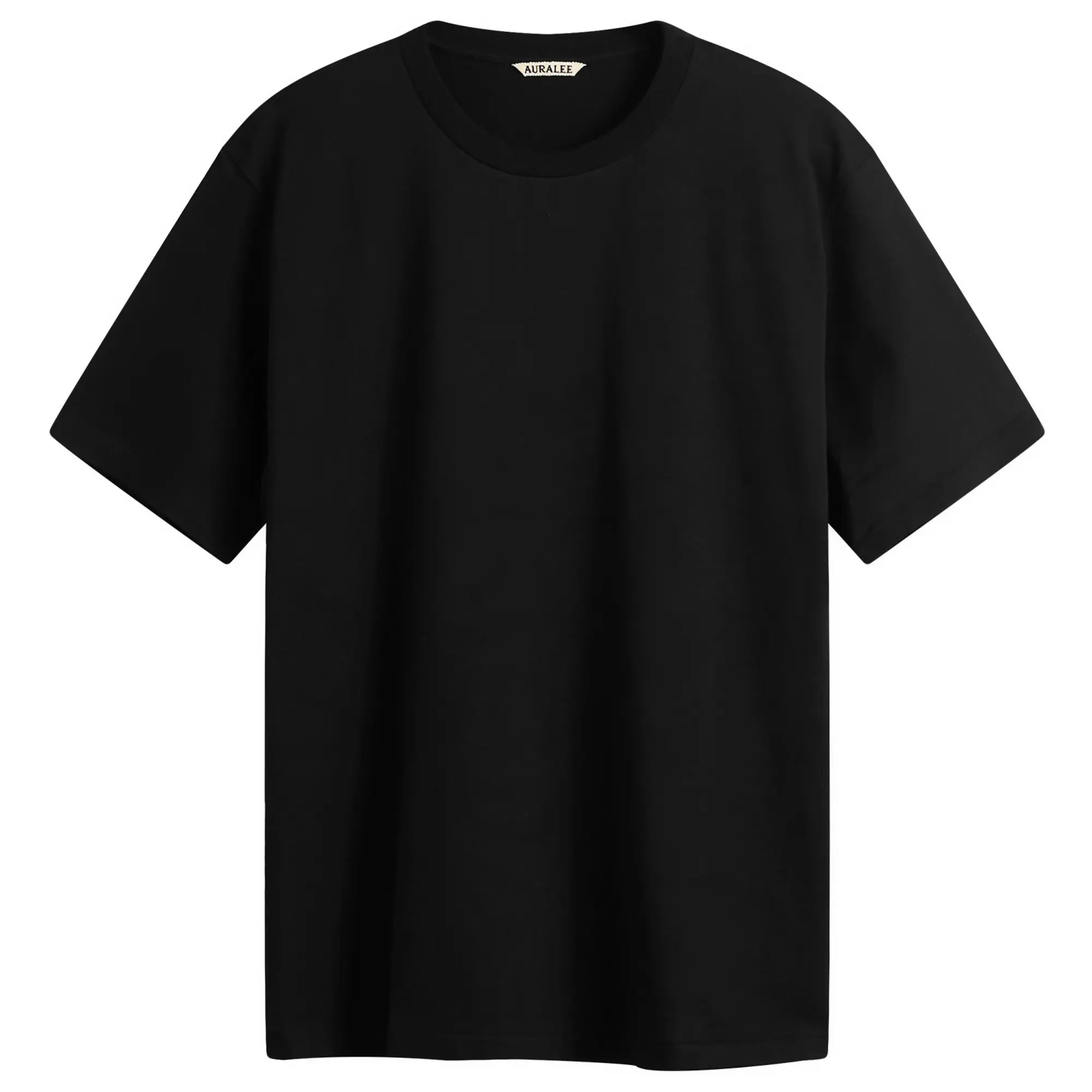 Auralee Men's *LUSTER PLAITING TEE Black