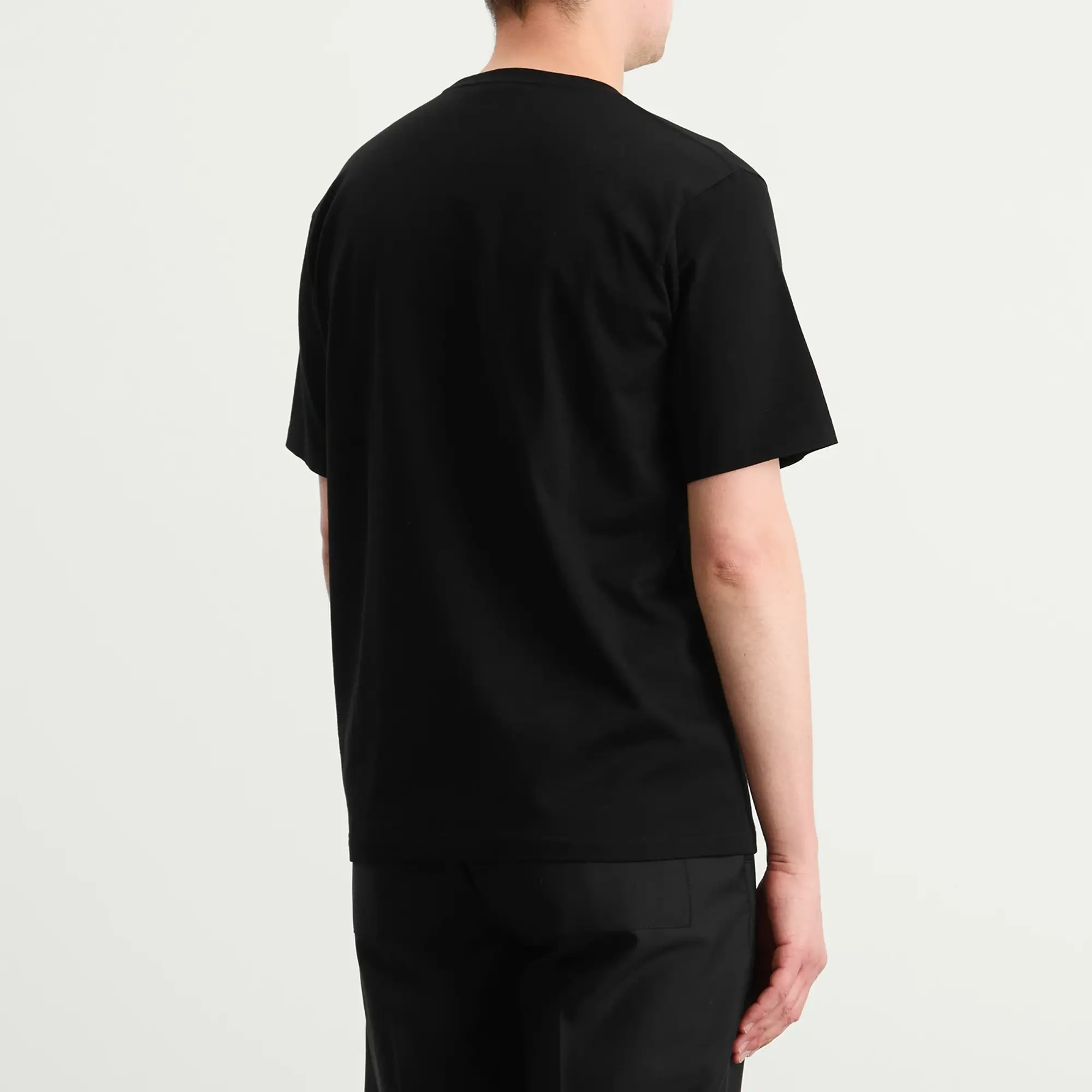 Auralee Men's *LUSTER PLAITING TEE Black