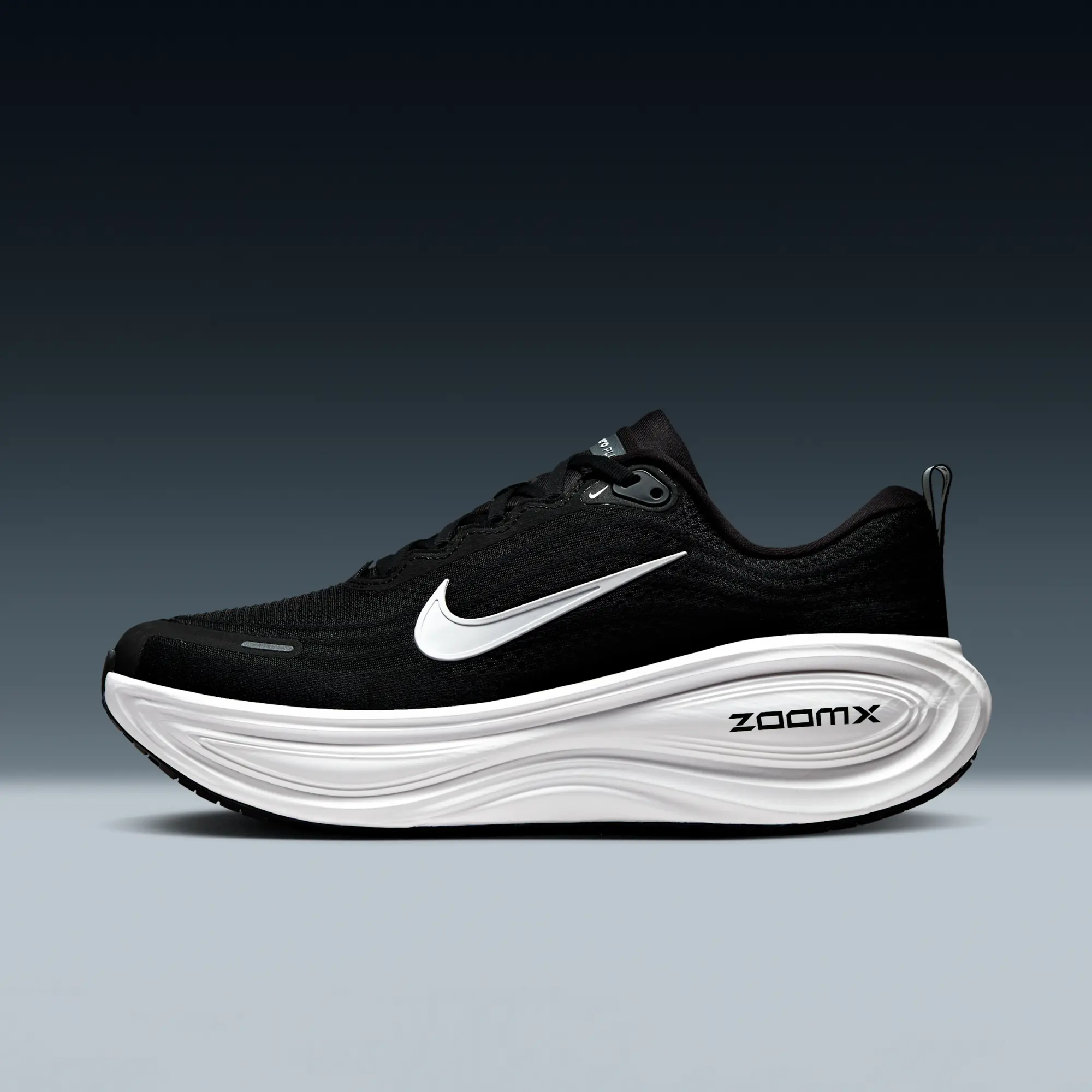 Nike Vomero Plus Men's Road Running Shoes (Extra Wide) - Black