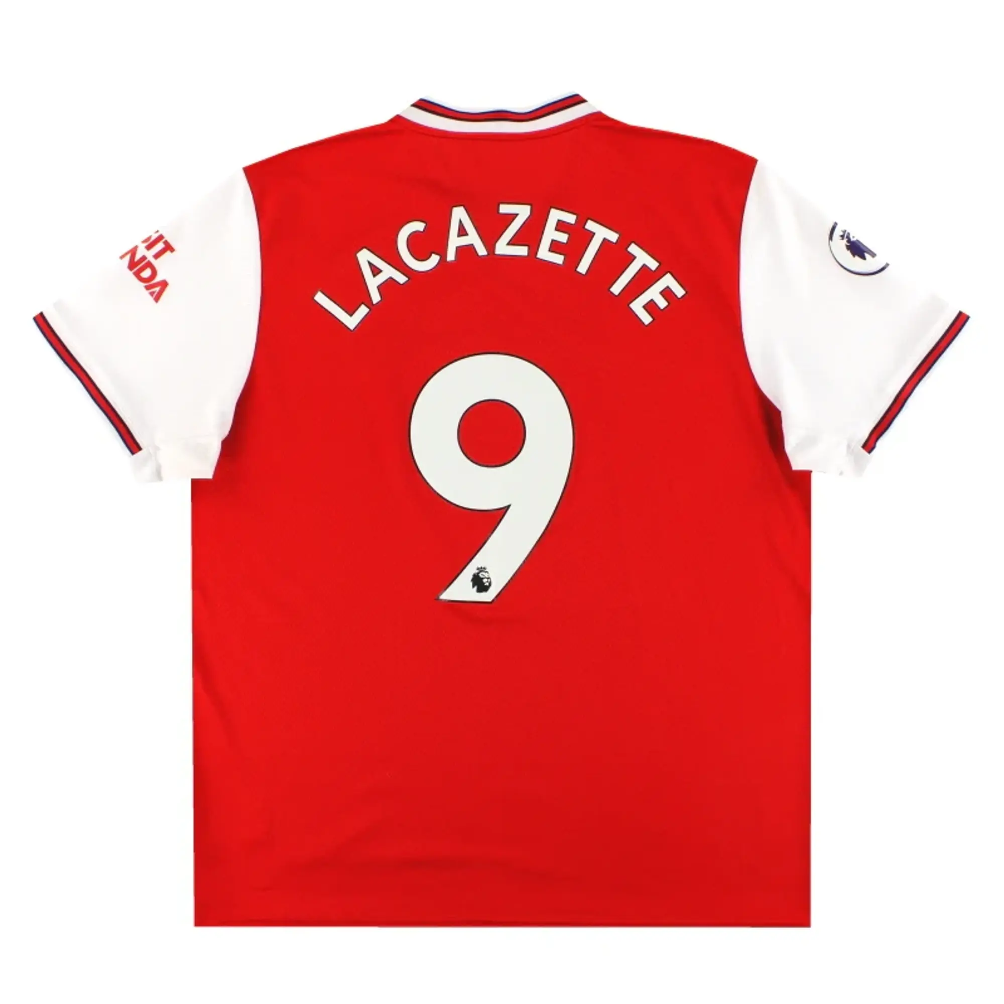 2019-20 Arsenal adidas Home Shirt Lacazette #9 XL - Arsenal / Excellent 