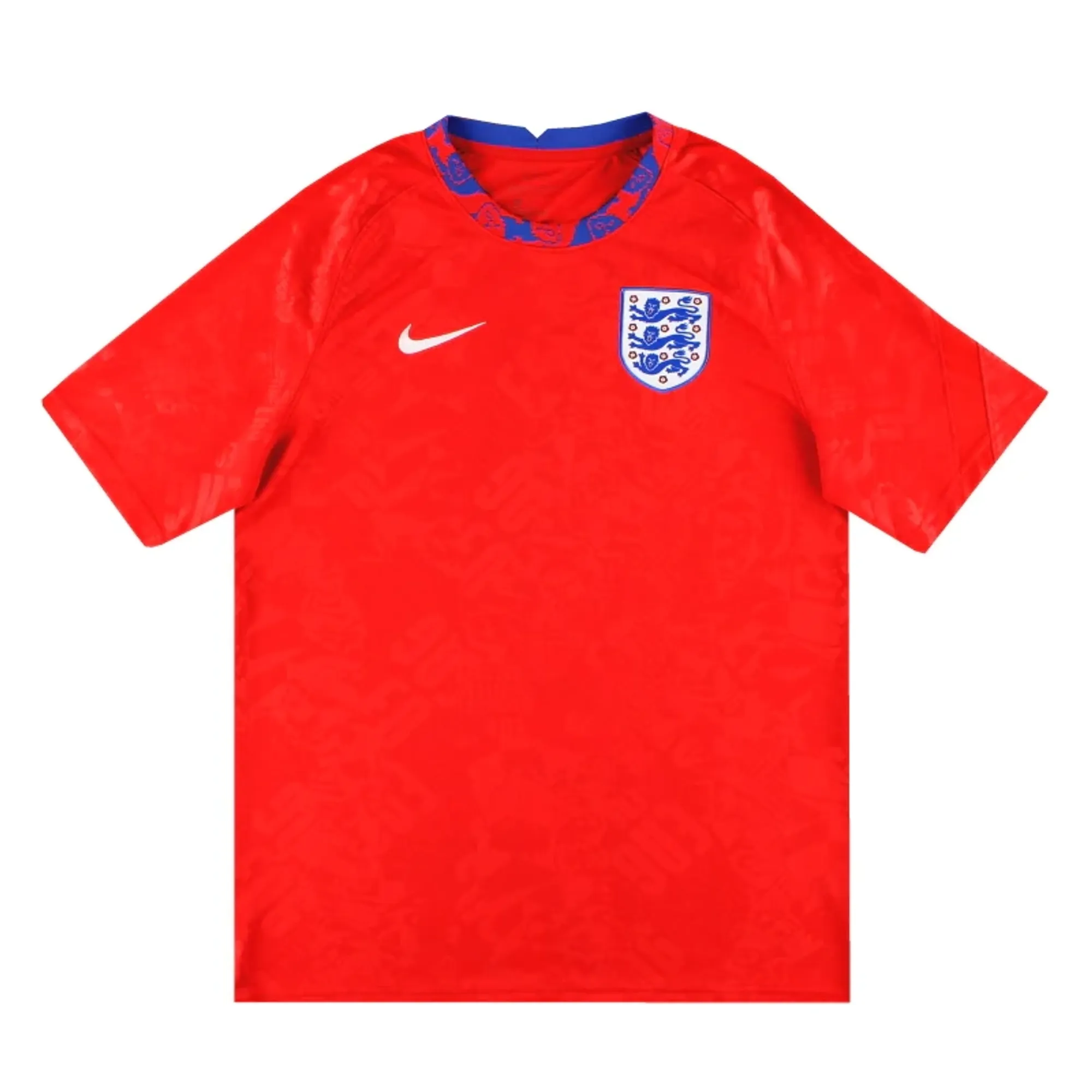 2020-21 England Nike Pre Match Shirt L - England / Excellent 