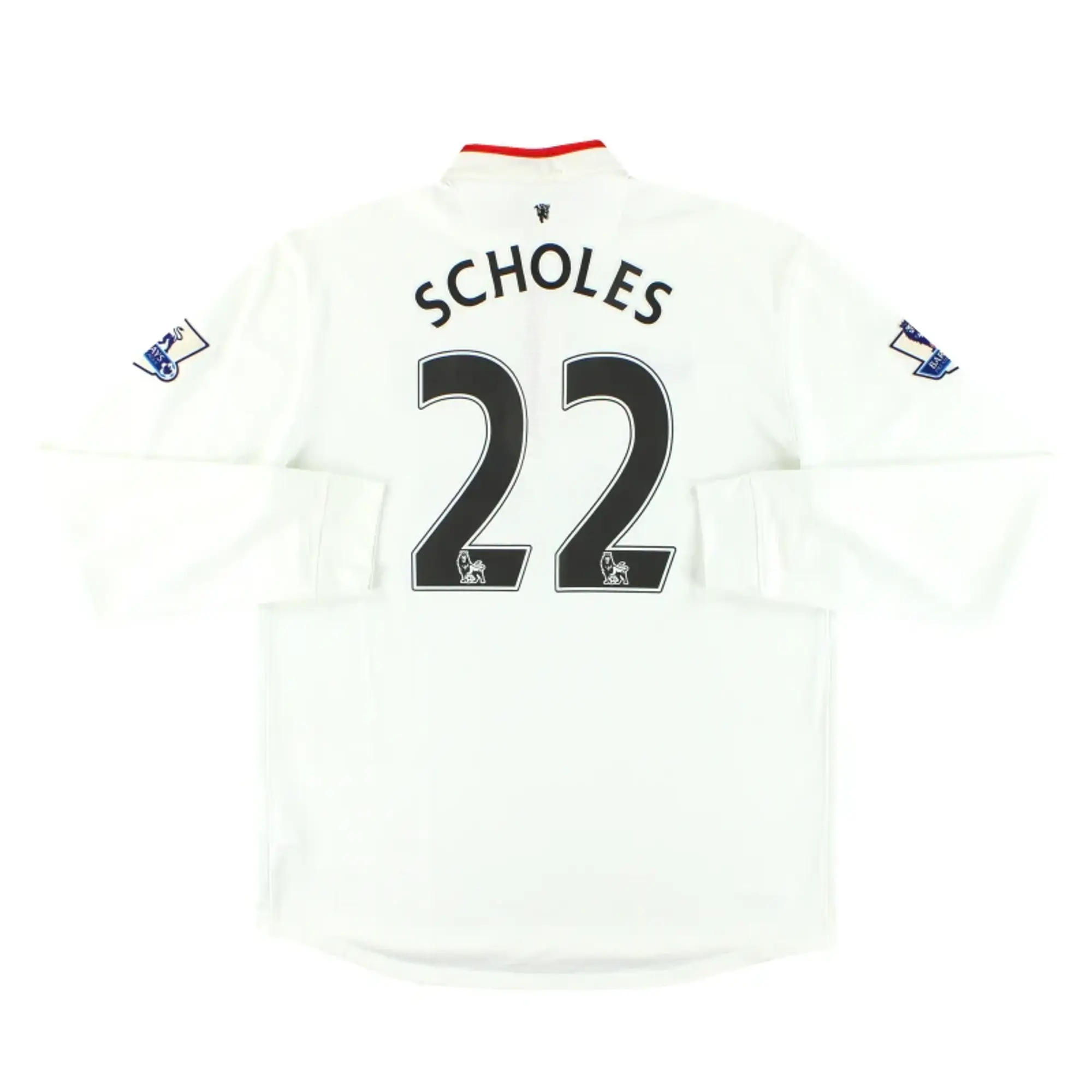 2012-14 Manchester United Nike Away Shirt Scholes #22 L/S L - Manchester United / Excellent 