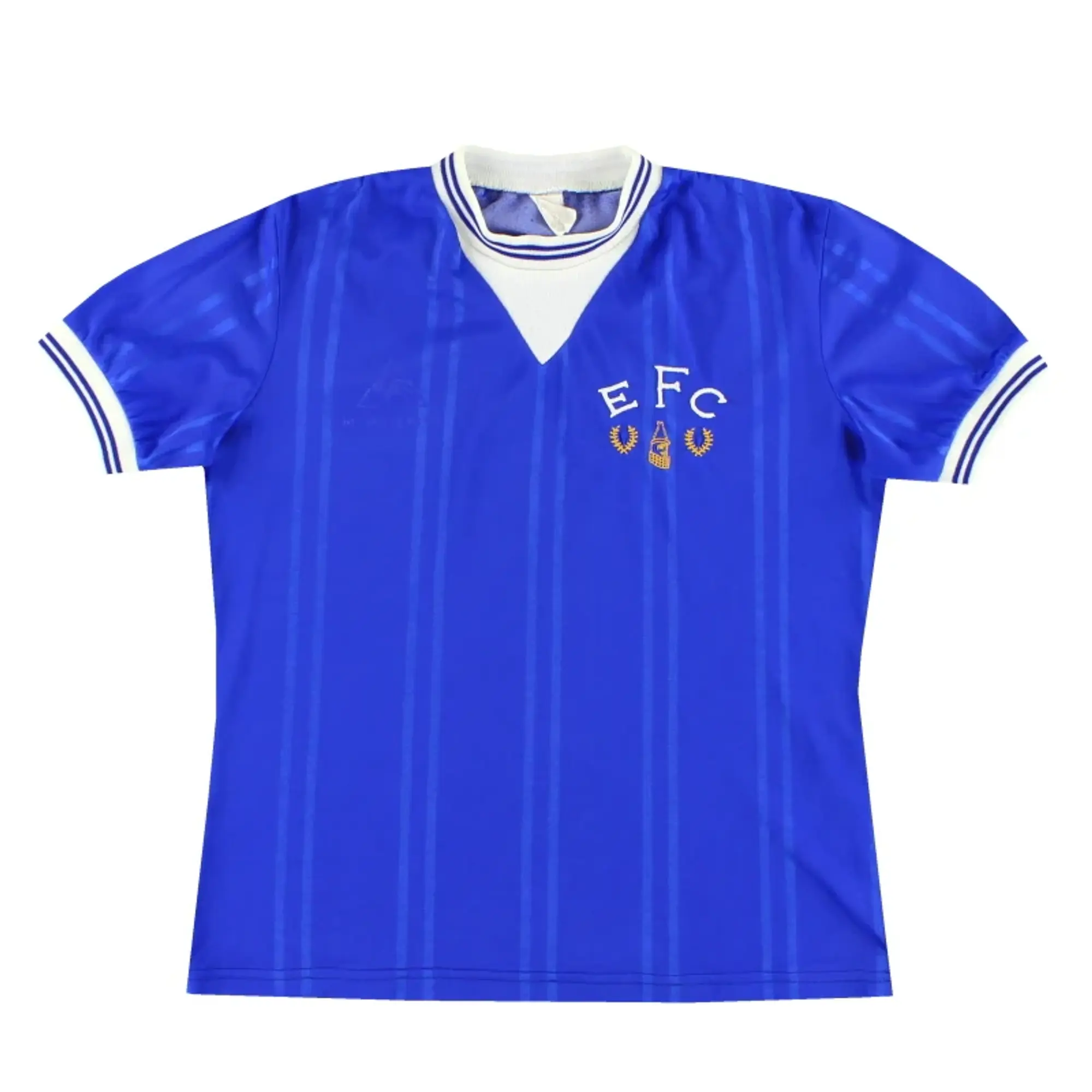 1983-85 Everton Le Coq Sportif Home Shirt Y - Everton / Very Good 
