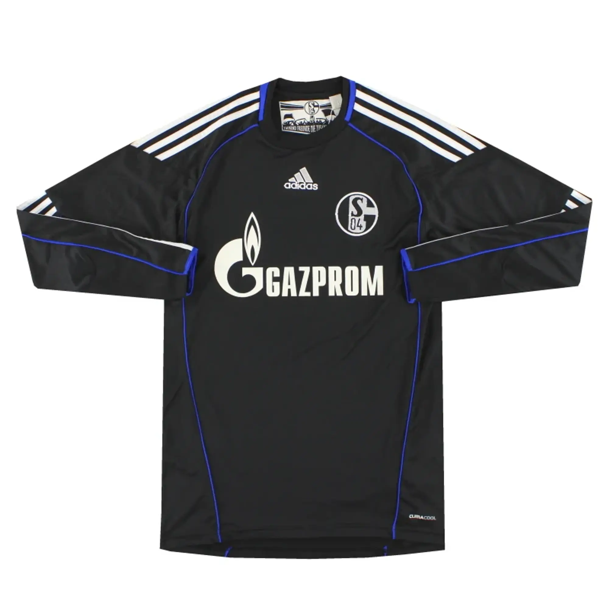 2010-12 Schalke adidas Goalkeeper Shirt L/S S - Schalke / Excellent 