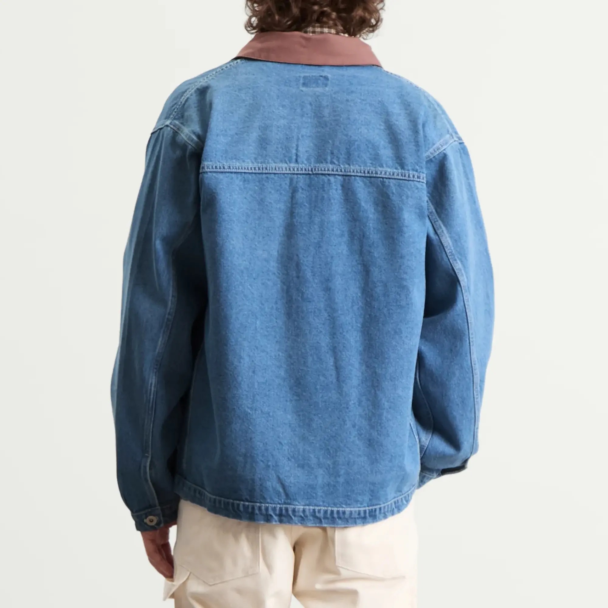 Stan Ray Men's Coverall Jacket 70S Stone Denim