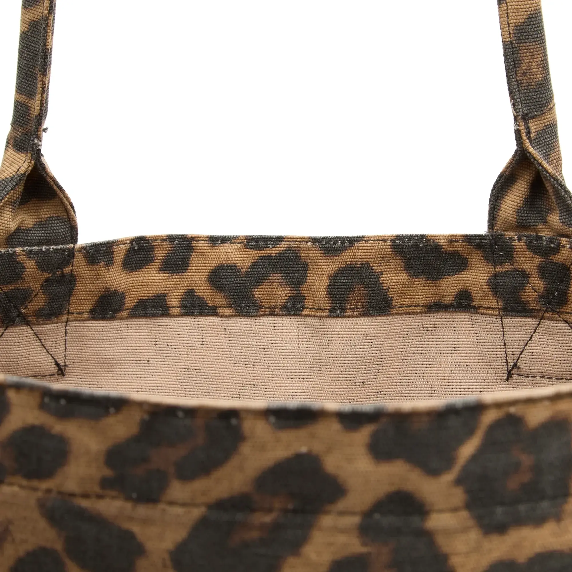 Anine Bing Women's Leo Canvas Tote Leopard Bag