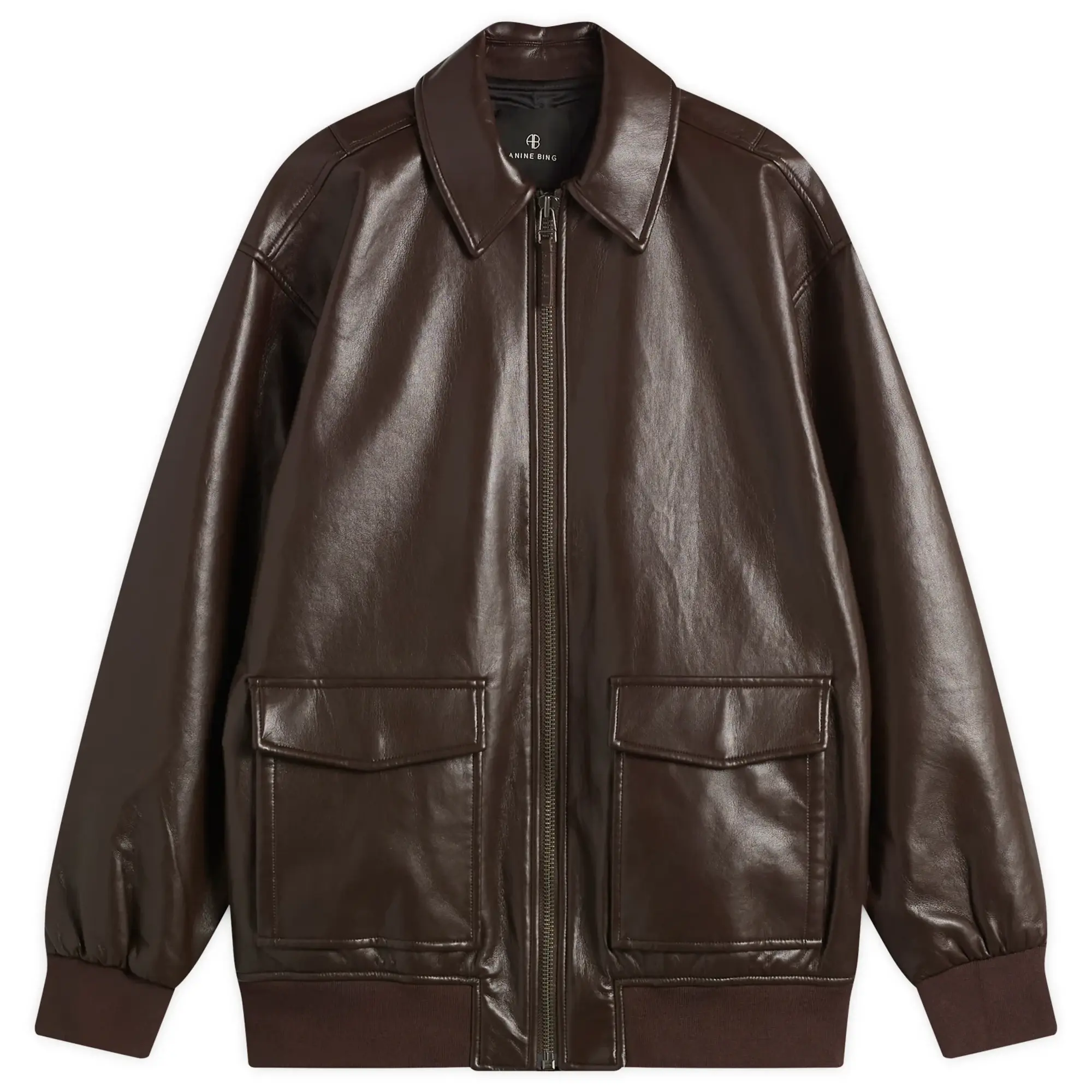 Anine Bing Women's Kelanie Jacket Dark Brown