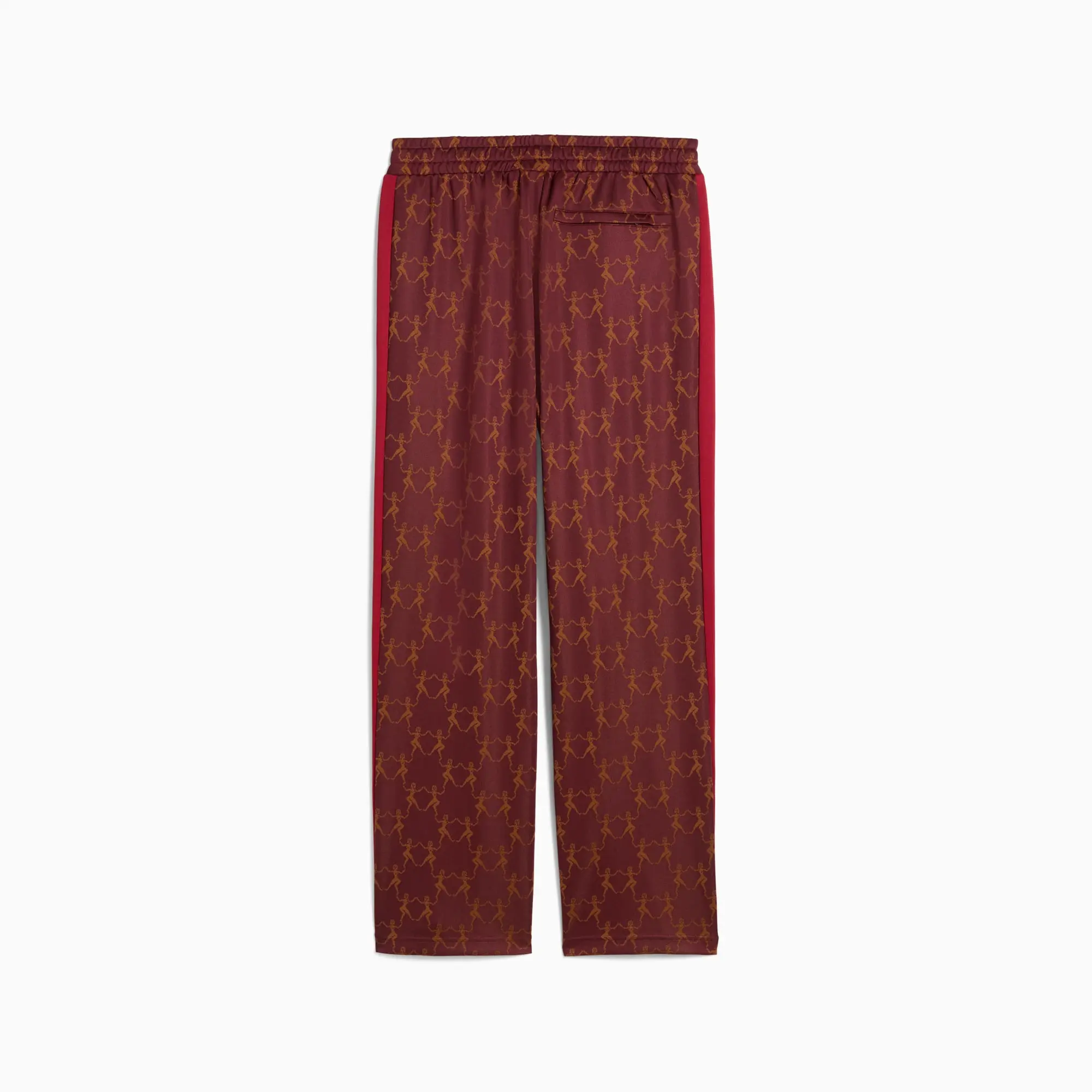 PUMA x Kidsuper T7 Pants Unisex, Ruby Shimmer/AOP, size Large