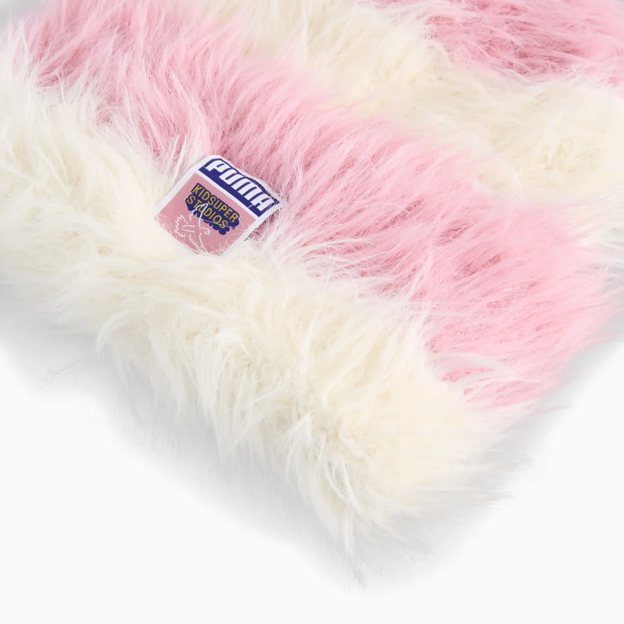 PUMA x Kidsuper High-Crown Beanie Hat Unisex, Poised Pink/Alpine Snow