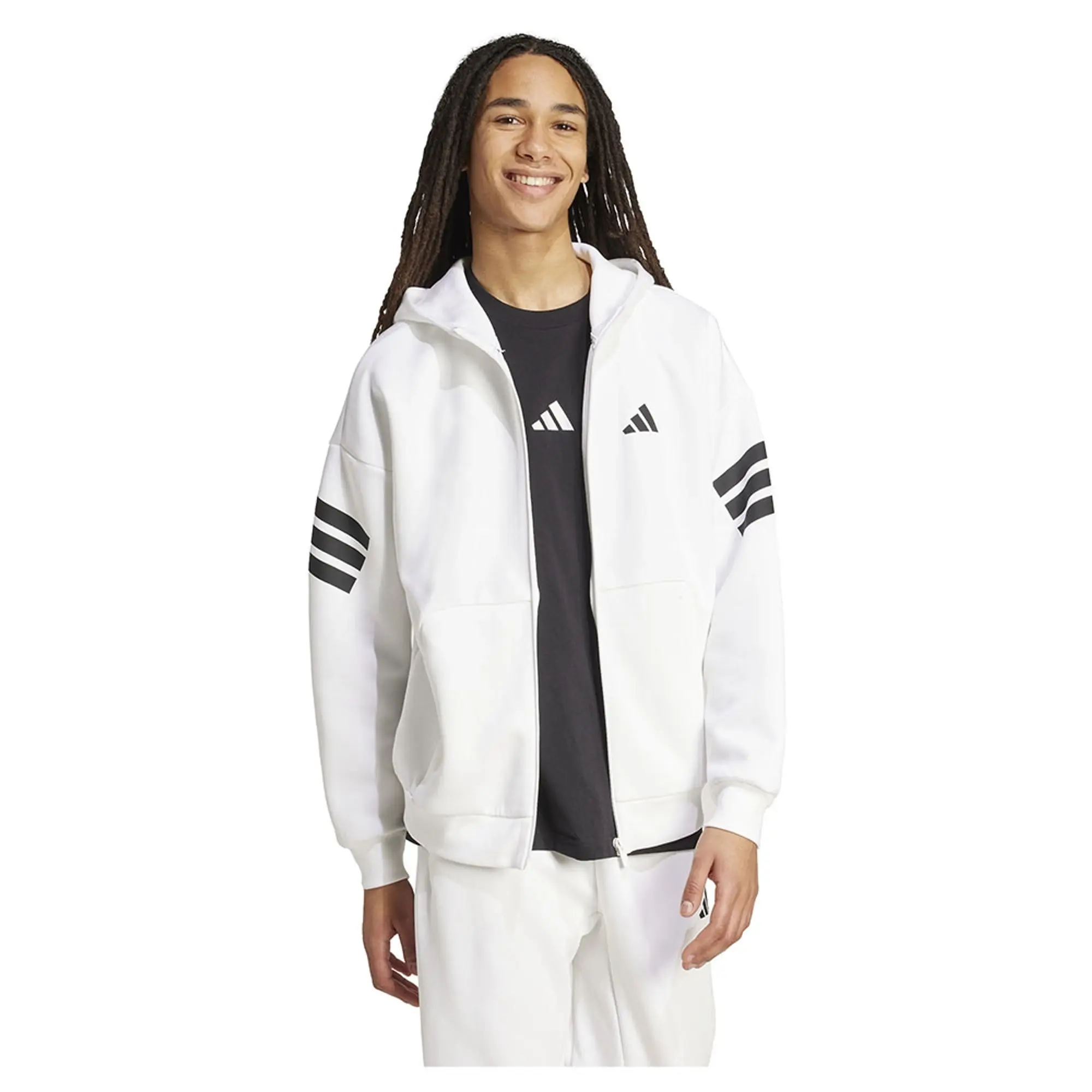 Adidas Future Icons 3 Stripes Full Zip Sweatshirt