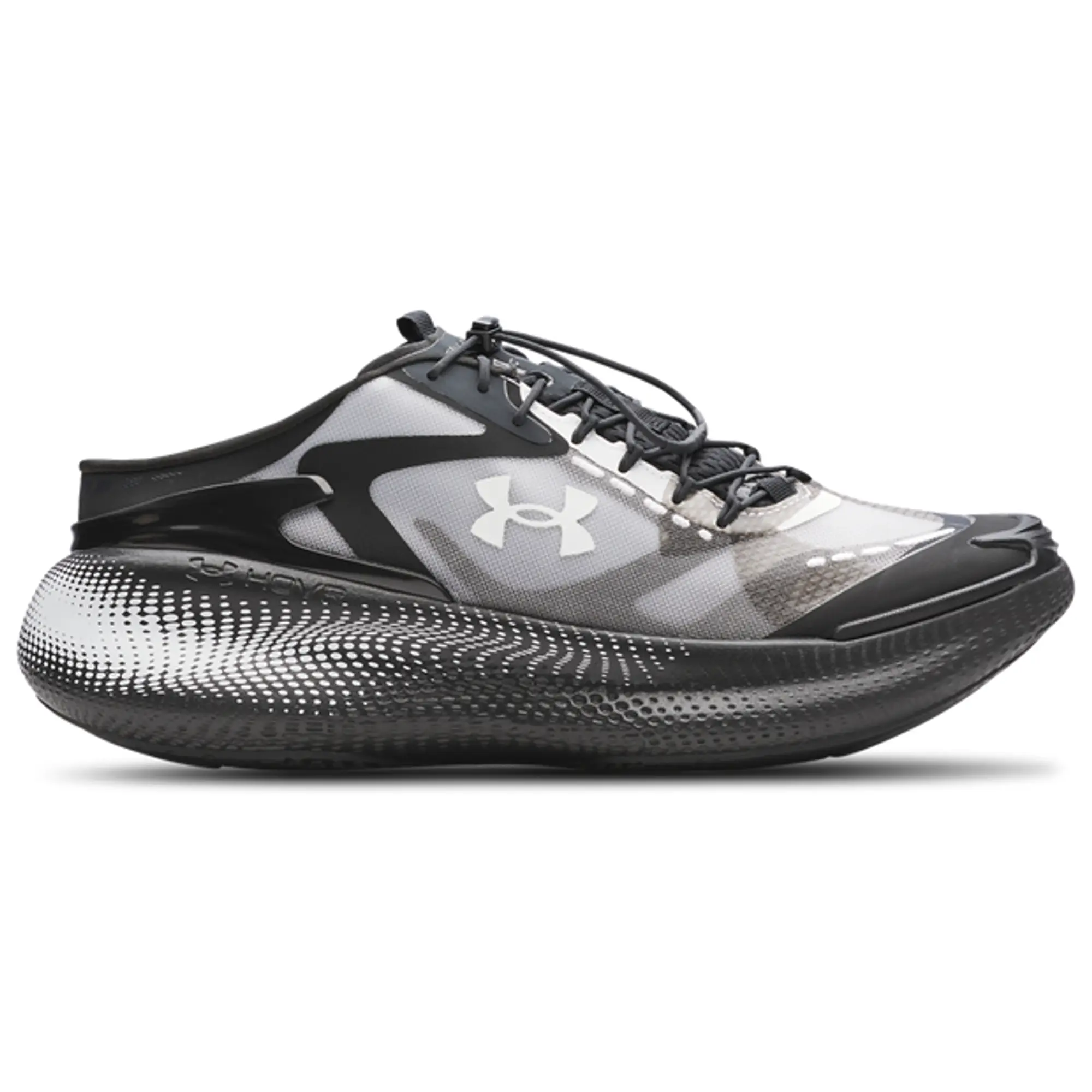 Under Armour  Echo SlipSpeed™ Unisex Shoes Black / Black / White 4