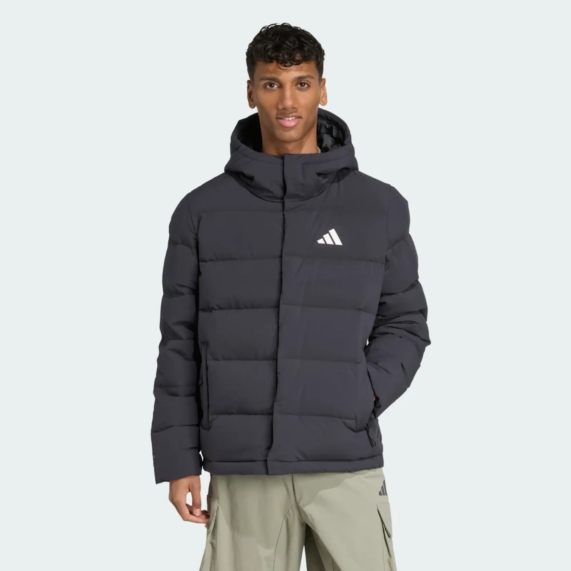 adidas Helionic CLIMAWARM Hooded Down Jacket