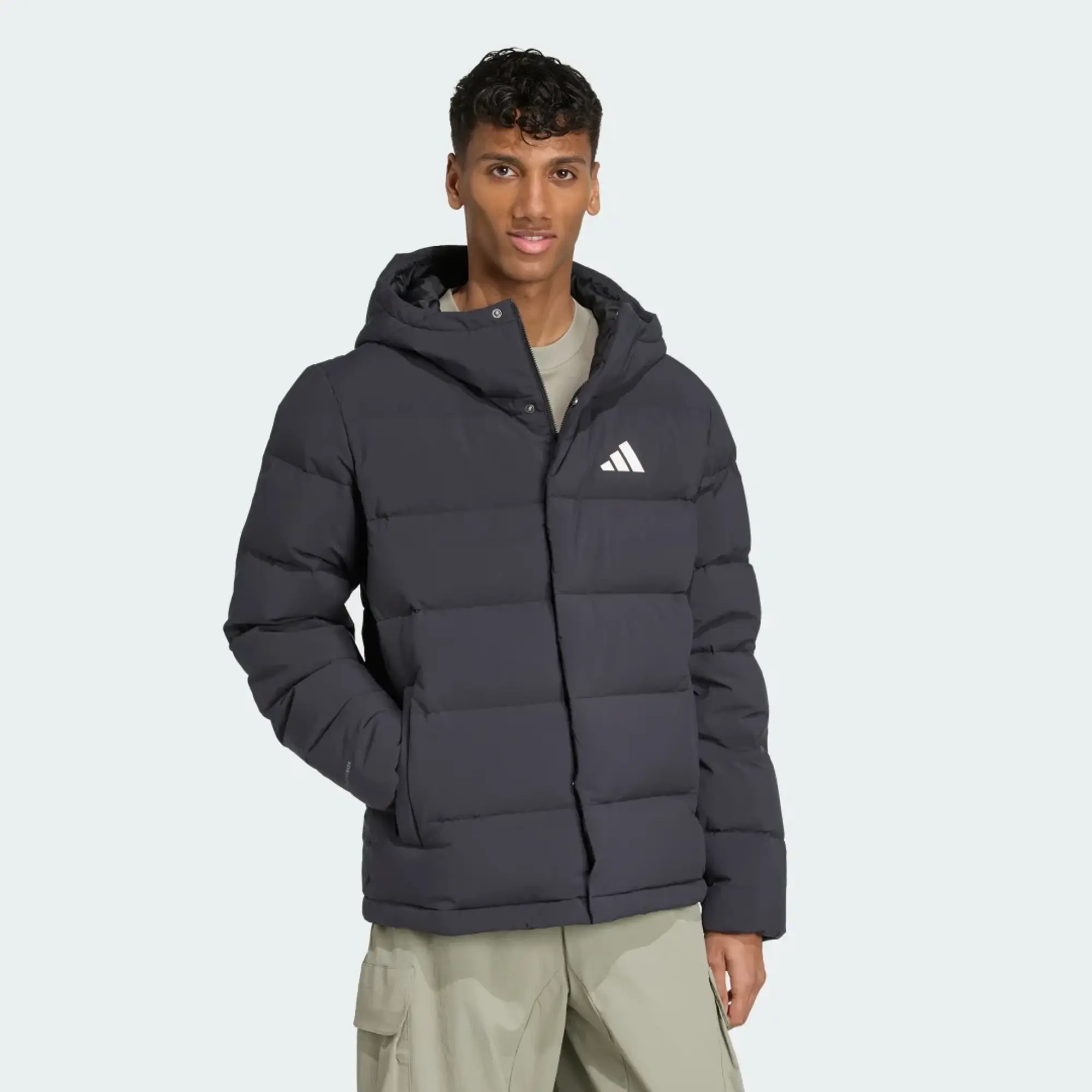 adidas Helionic CLIMAWARM Hooded Down Jacket