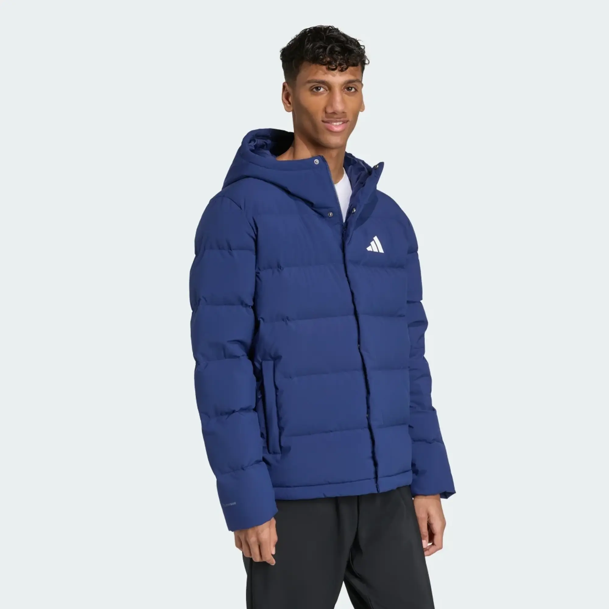adidas Helionic CLIMAWARM Hooded Down Jacket