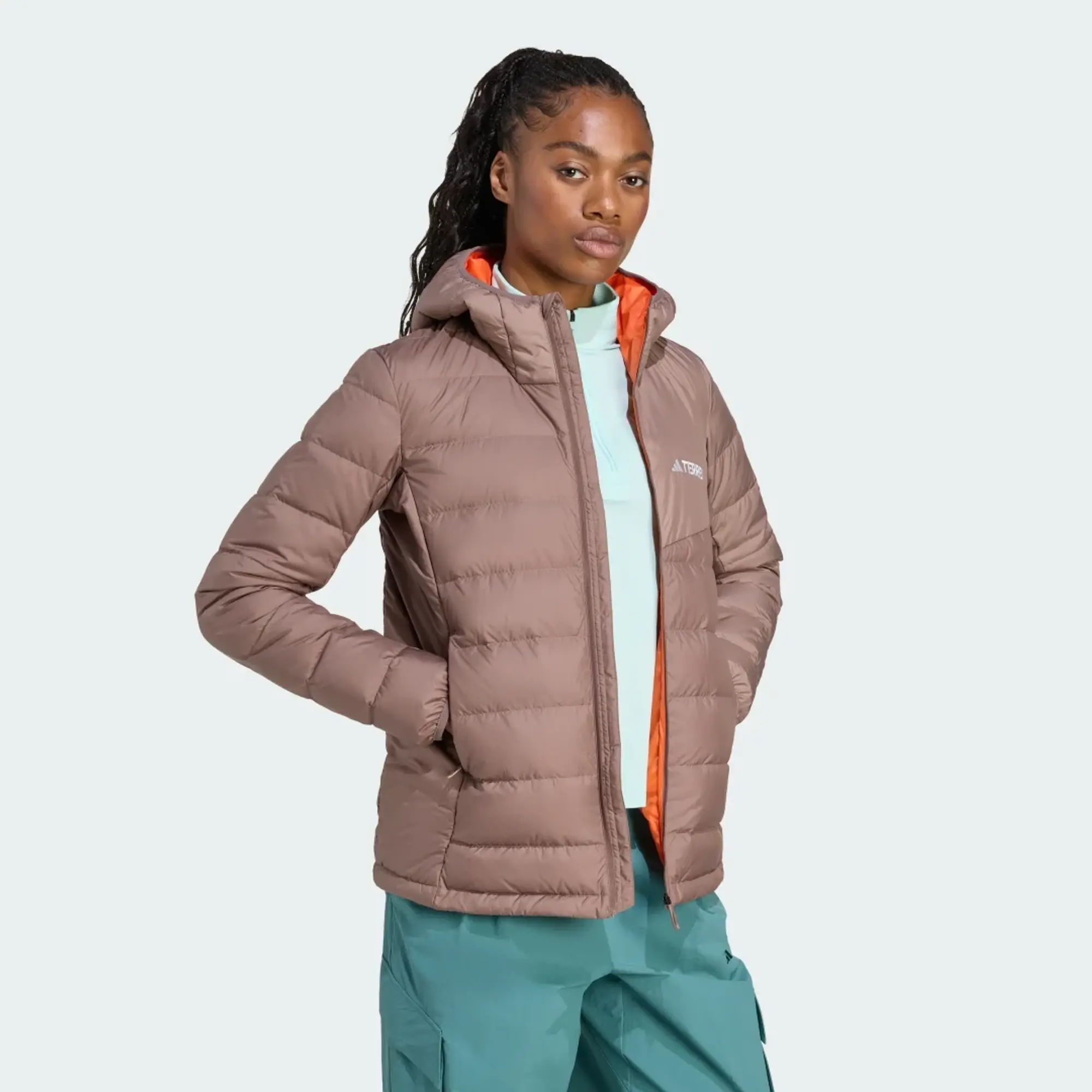 adidas Terrex Multi Light Down CLIMAWARM Hooded Jacket