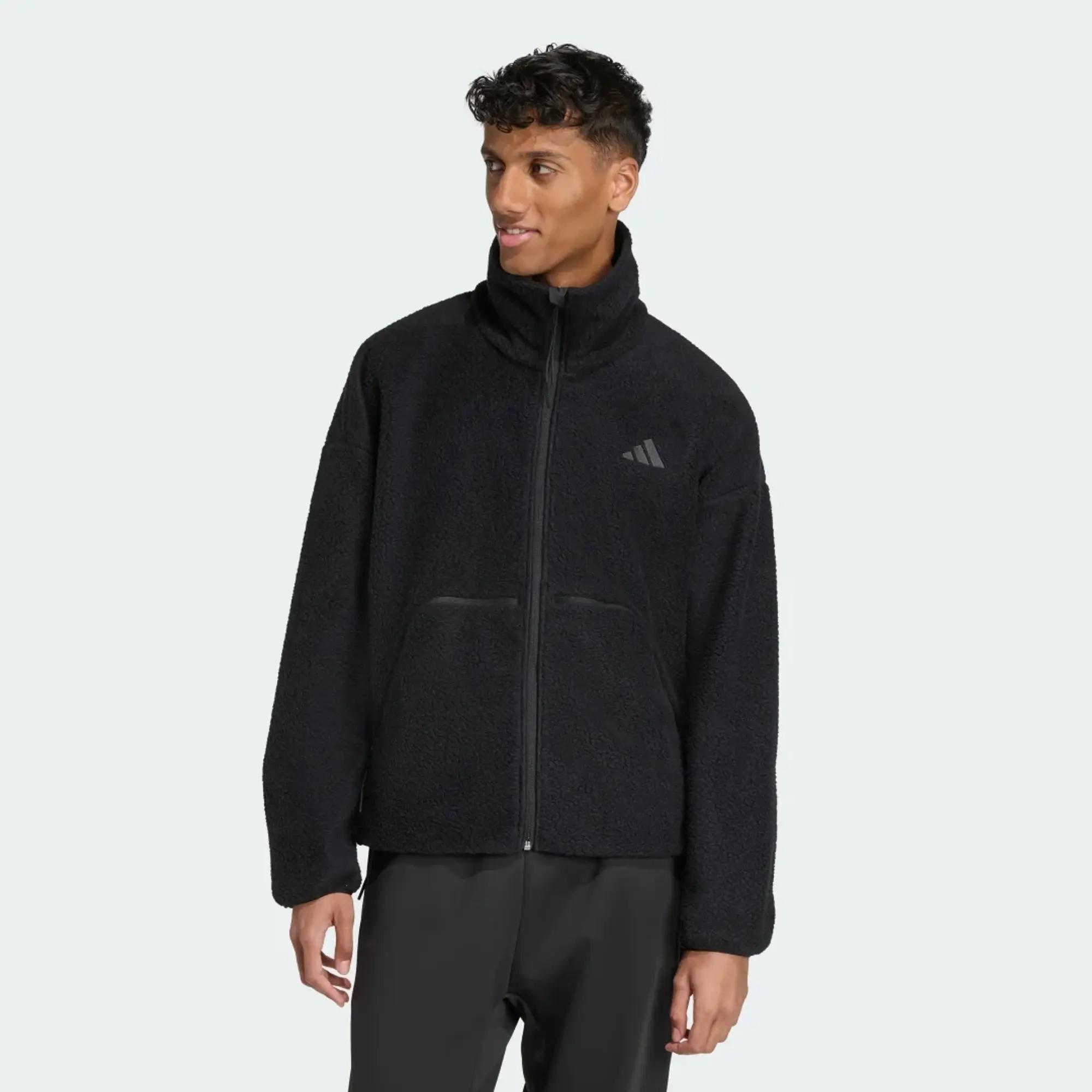 adidas City Tech High Pile Fleece Full-Zip Jacket