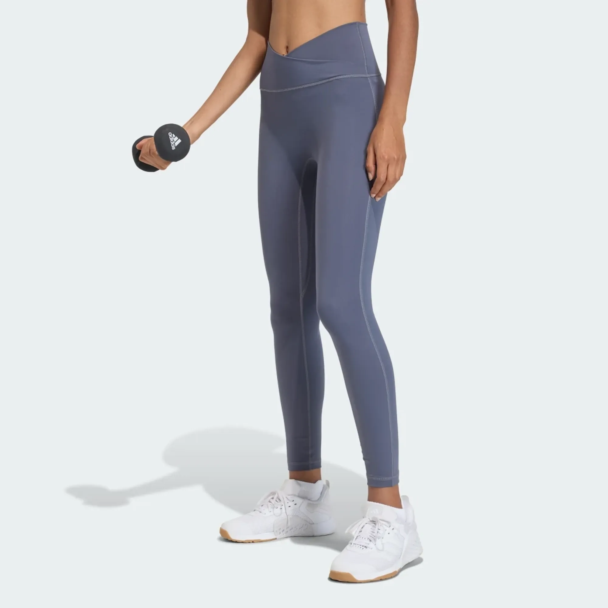 adidas 3 Stripes Studio All Me 7/8 X-Over Leggings