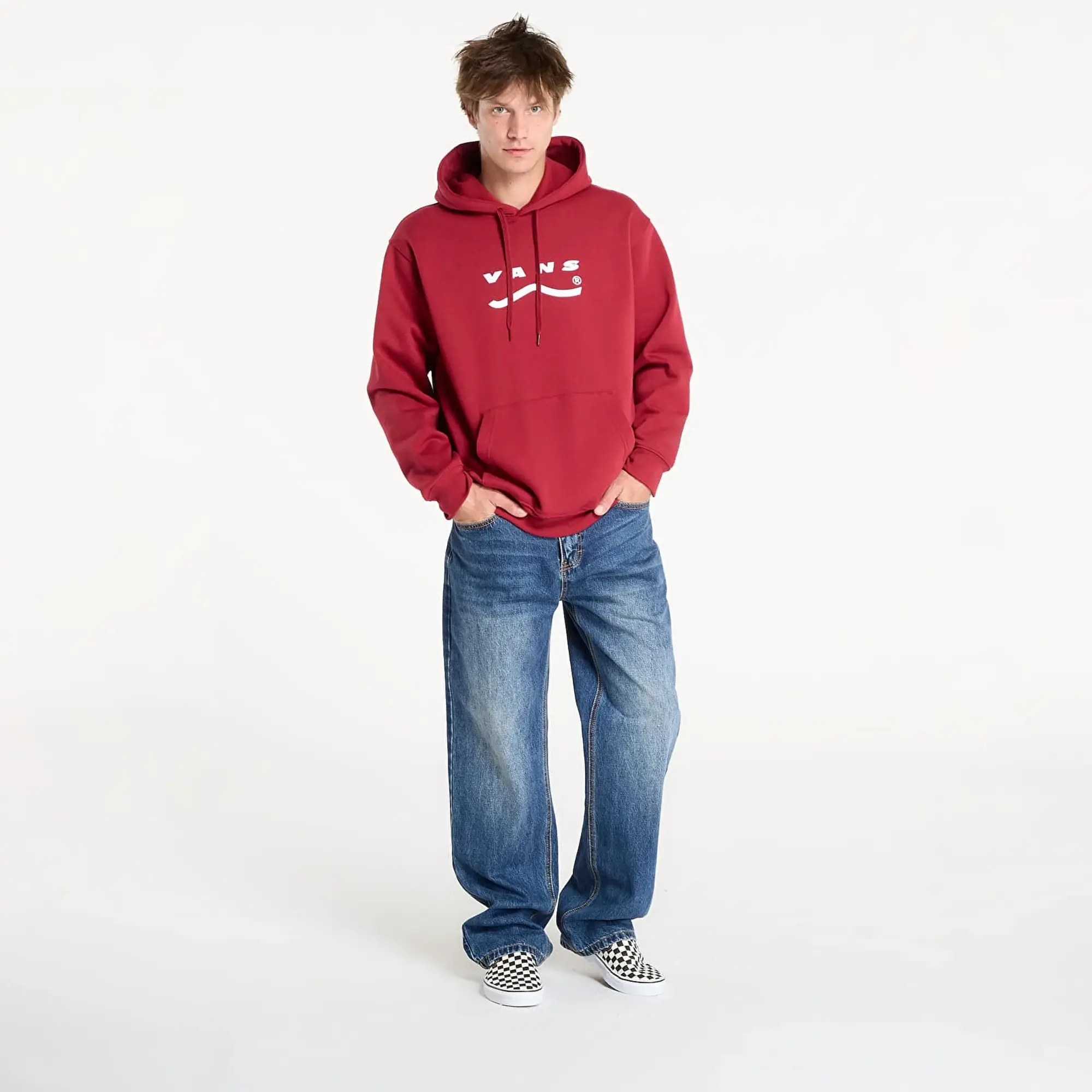 Sweatshirt Vans Deteremined Pullover Bordeaux L