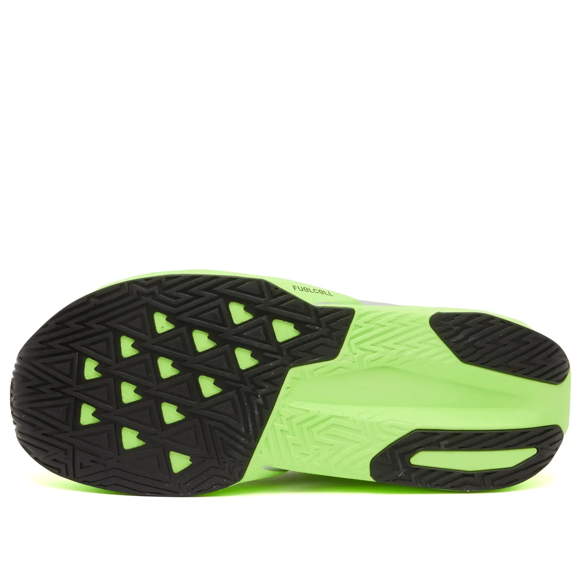 New Balance Men's FuelCell Rebel v5 in Green/Grey Synthetic