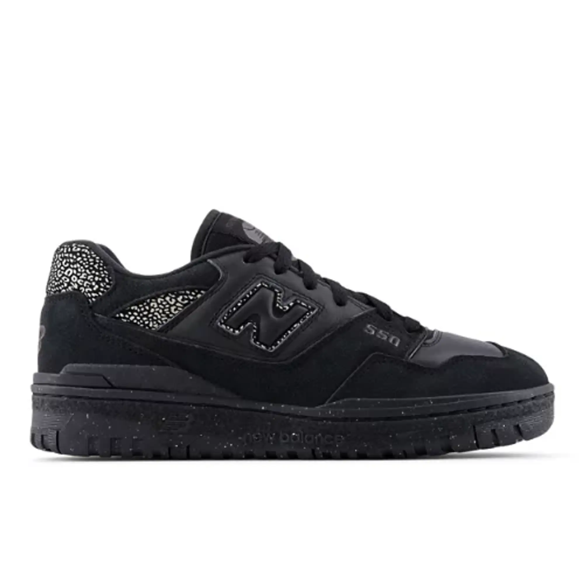 New Balance Women's BBW550 in Black/White Leather