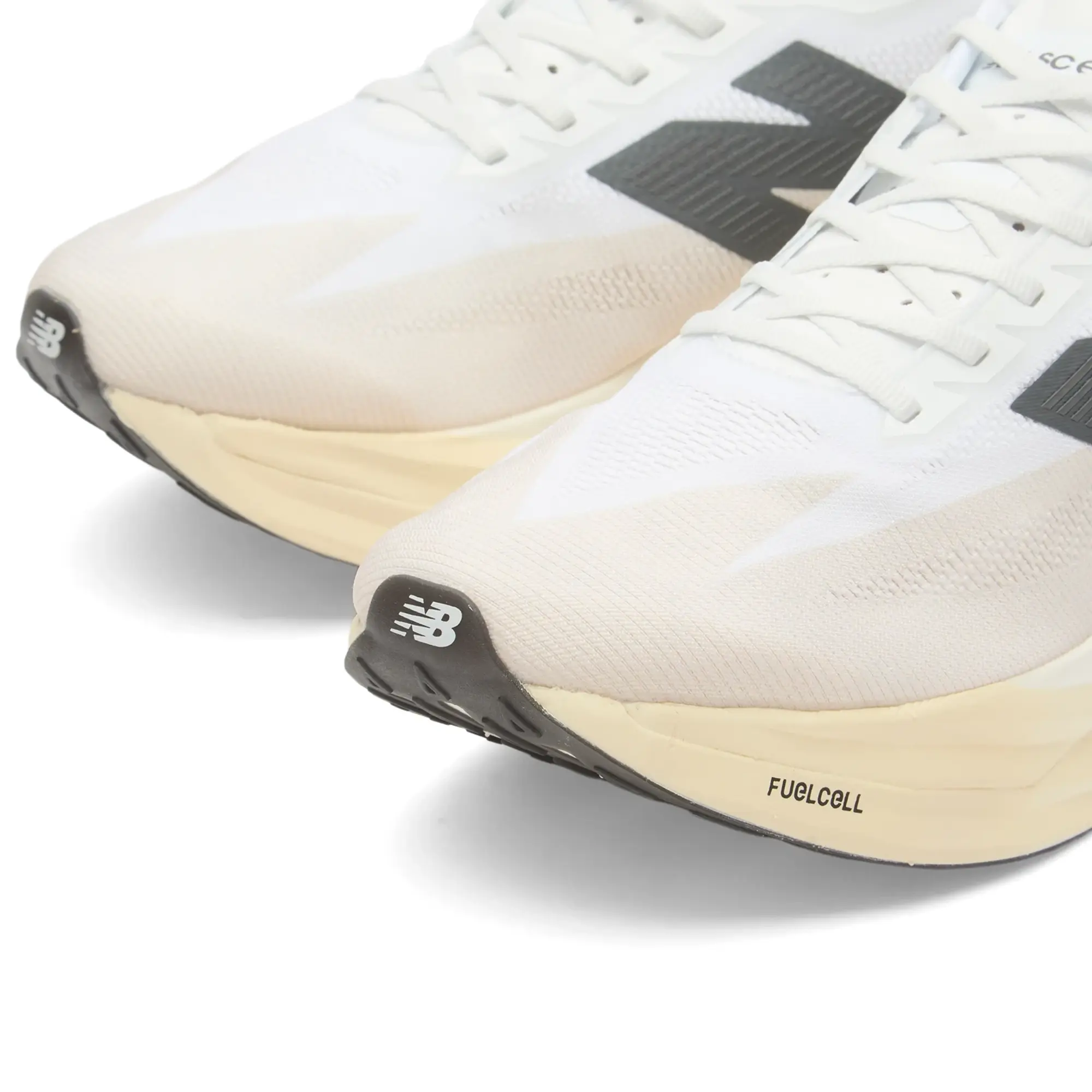 New Balance Men's FuelCell SuperComp Elite v5 in Brown/White/Grey Synthetic