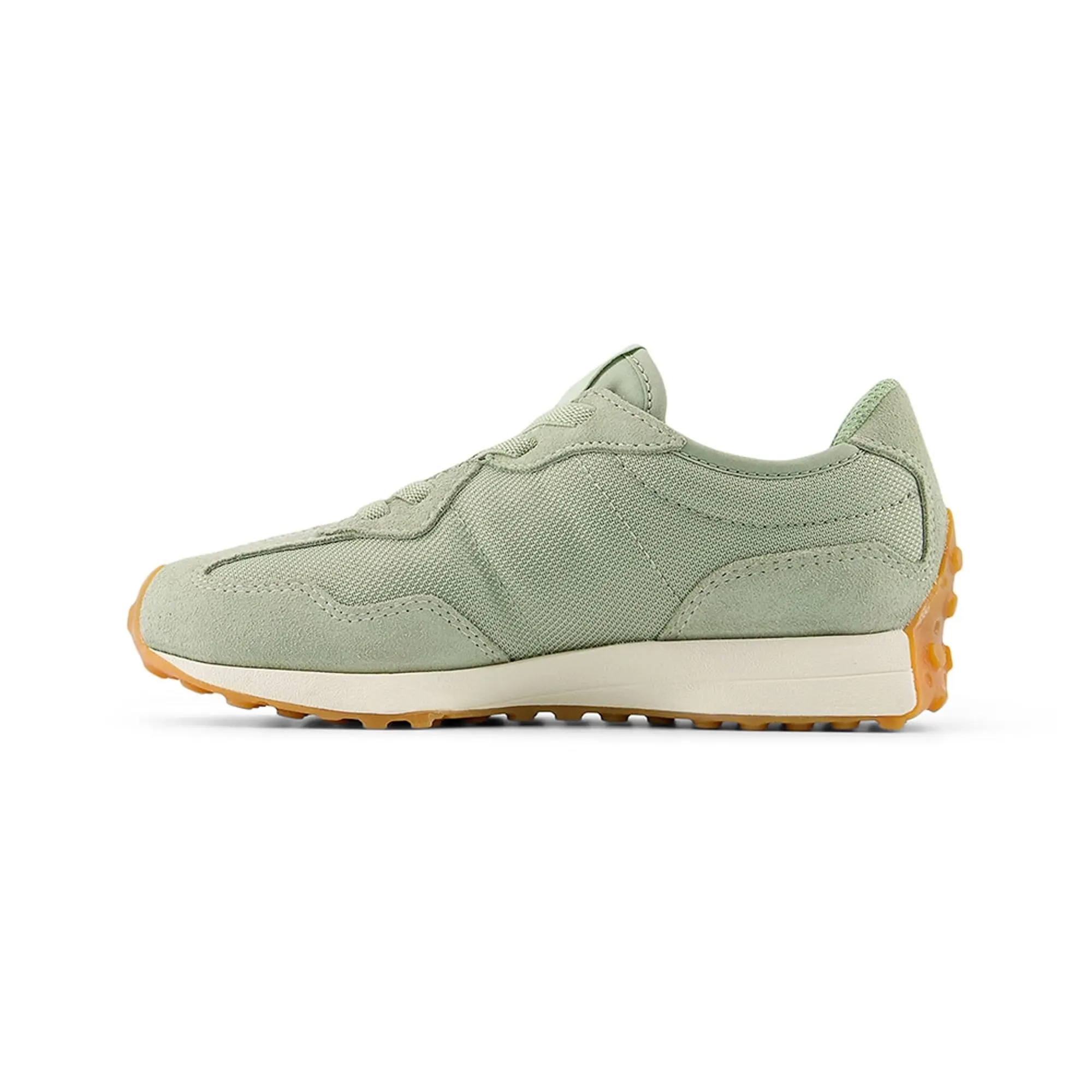 New Balance Kids' 327 BUNGEE LACE in Pink/Green Synthetic