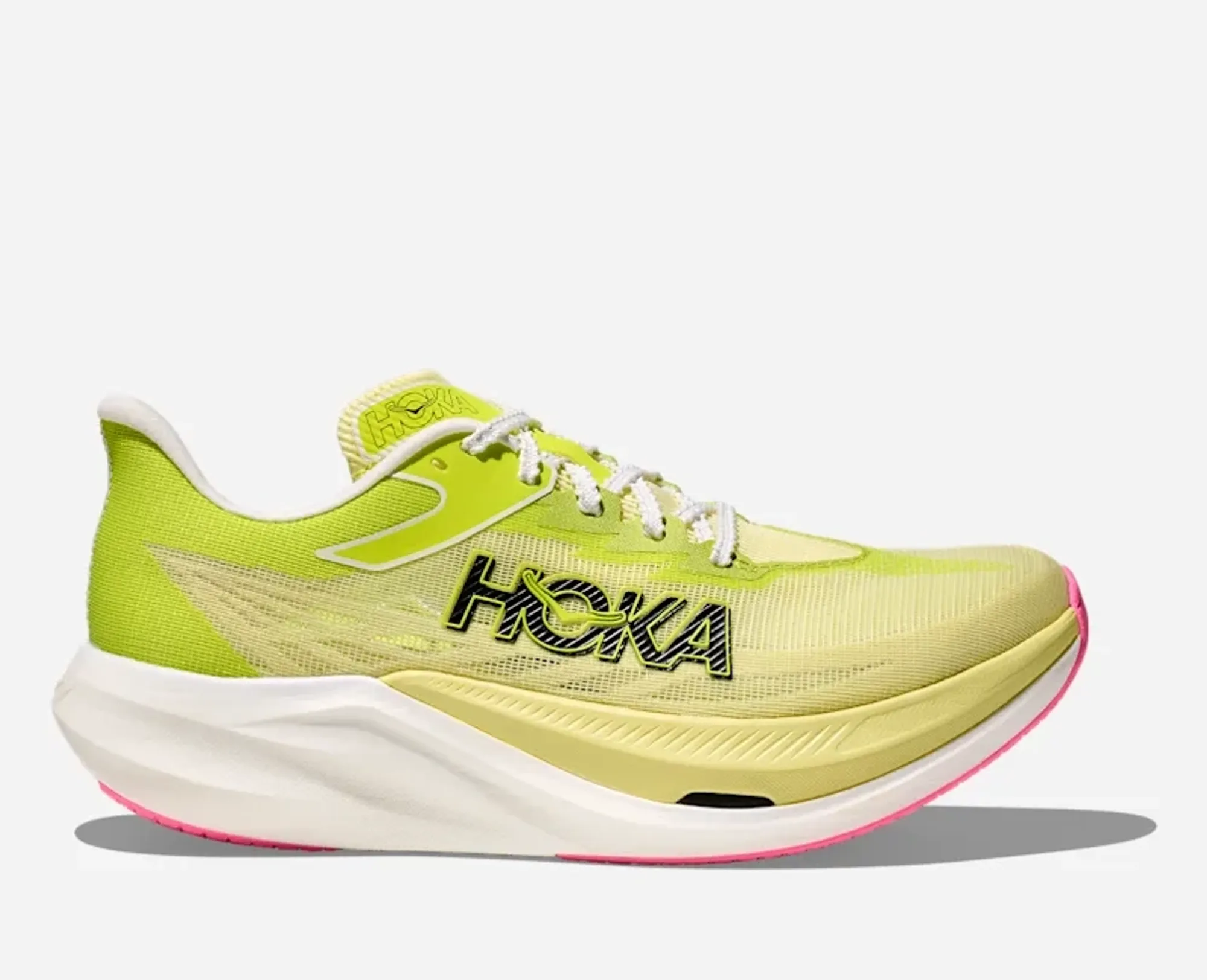 Hoka Rocket X 3 In Sunlight/Neon Hoka Citrus