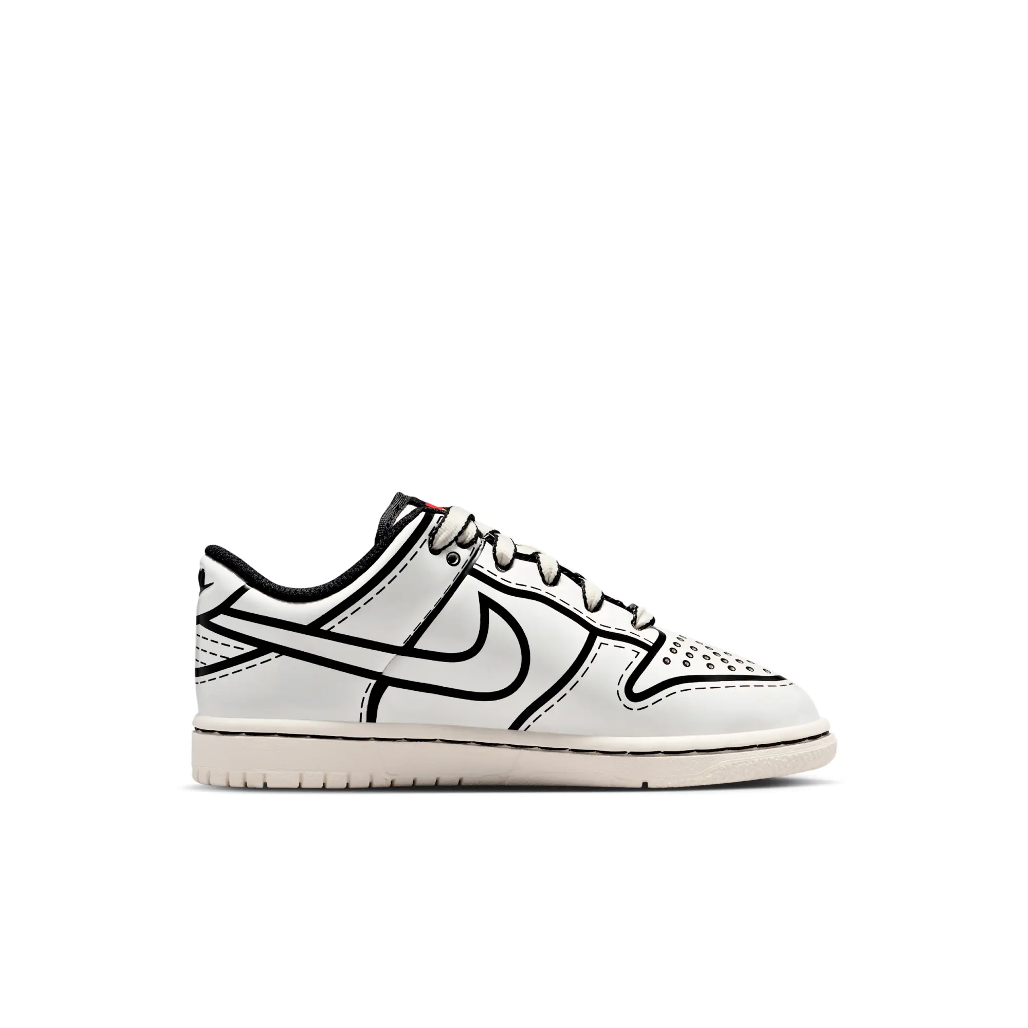 Nike Dunk Low x LEGO® Collection Younger Kids' Shoes - White