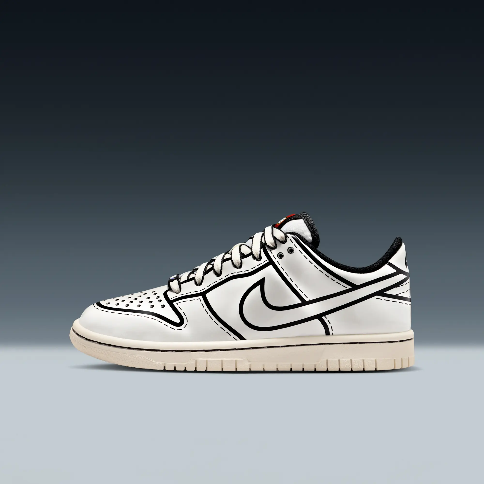 Nike Dunk Low x LEGO® Collection Older Kids' Shoes - White