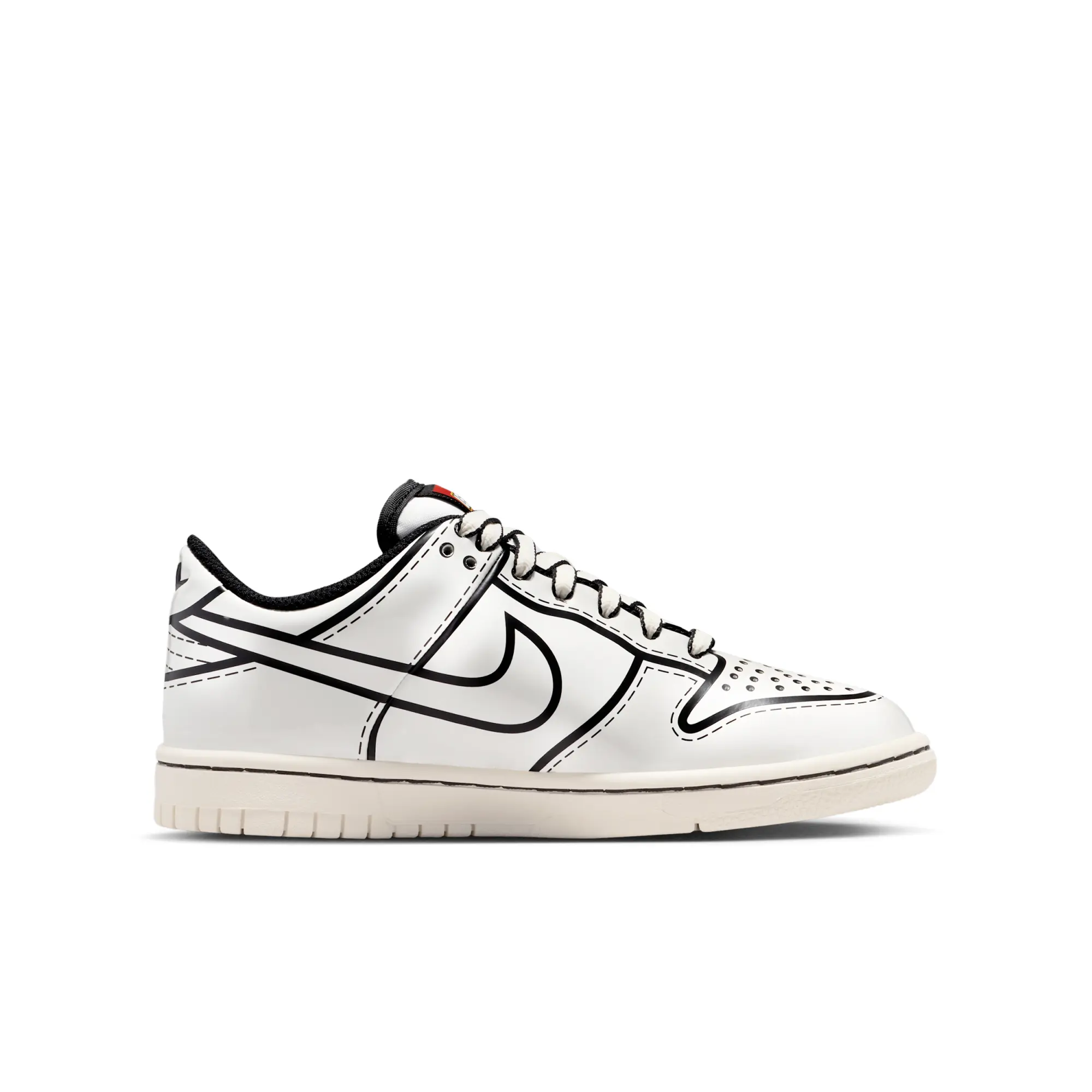Nike Dunk Low x LEGO® Collection Older Kids' Shoes - White