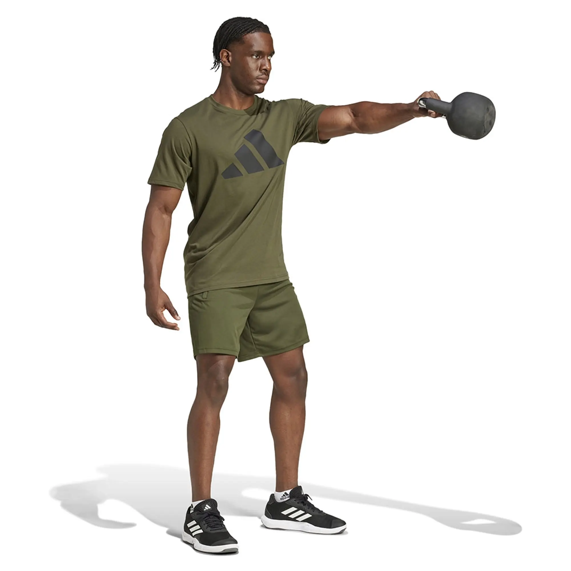 Adidas Train Essentials Feelready Logo Training Short Sleeve T-shirt