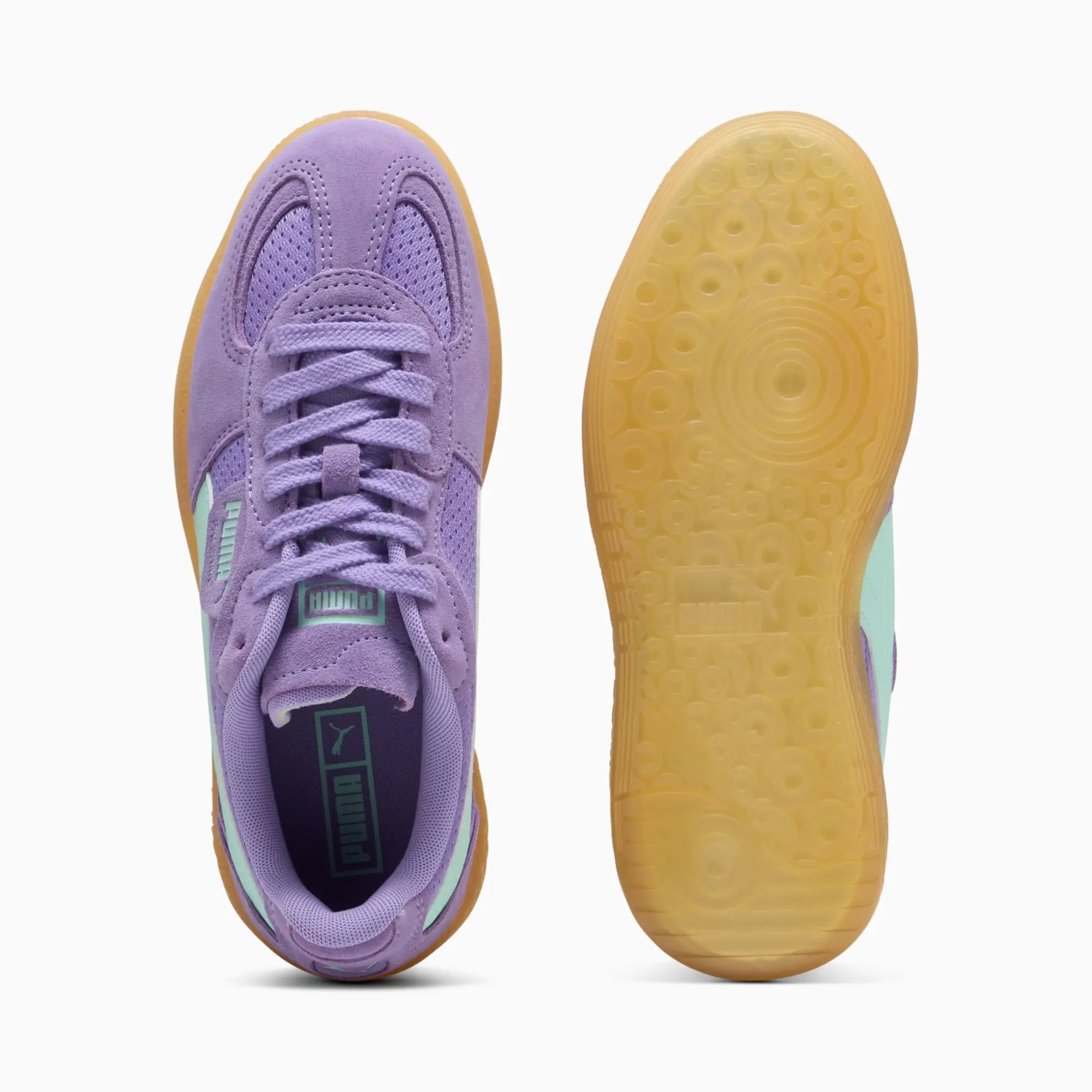 PUMA Palermo Moda Vintage Sneakers Women, Lavender Alert/Mint Melt, size 3