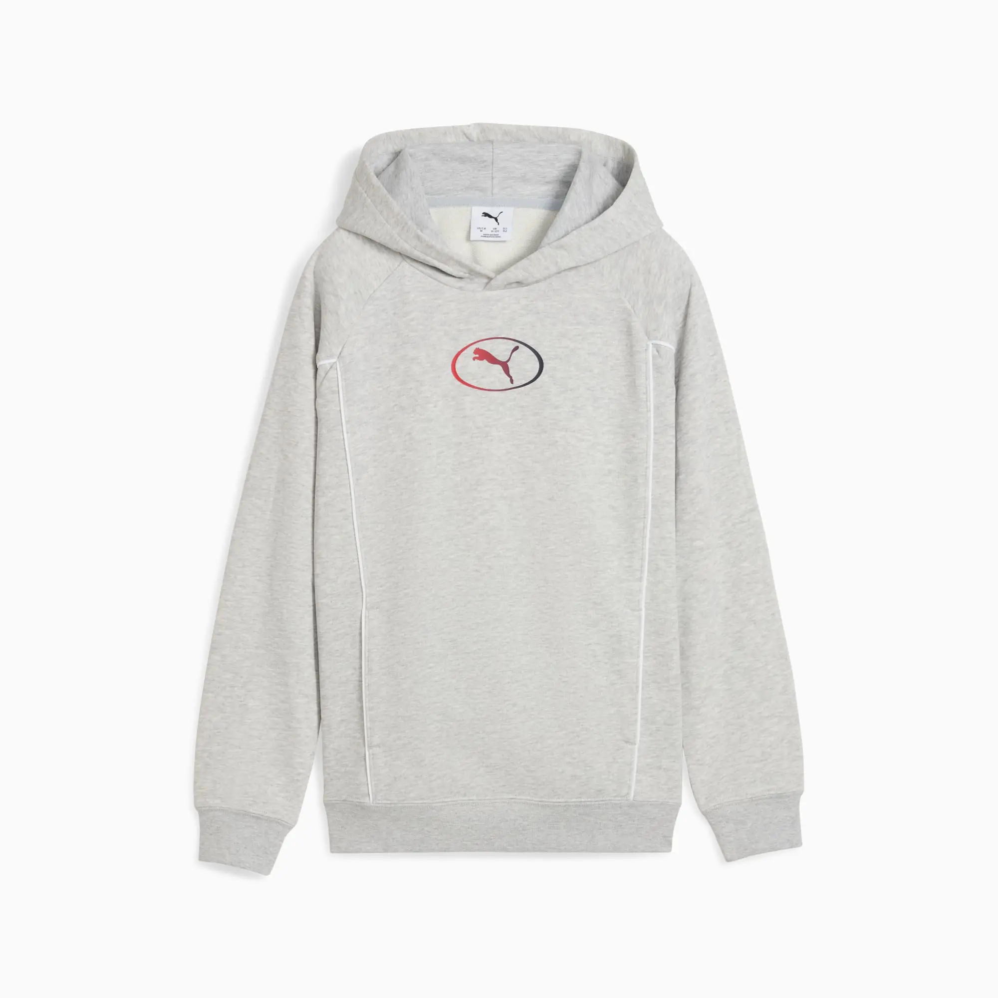 PUMA Sport Hoodie Youth, Light Grey Heather, size 11-12 Youth